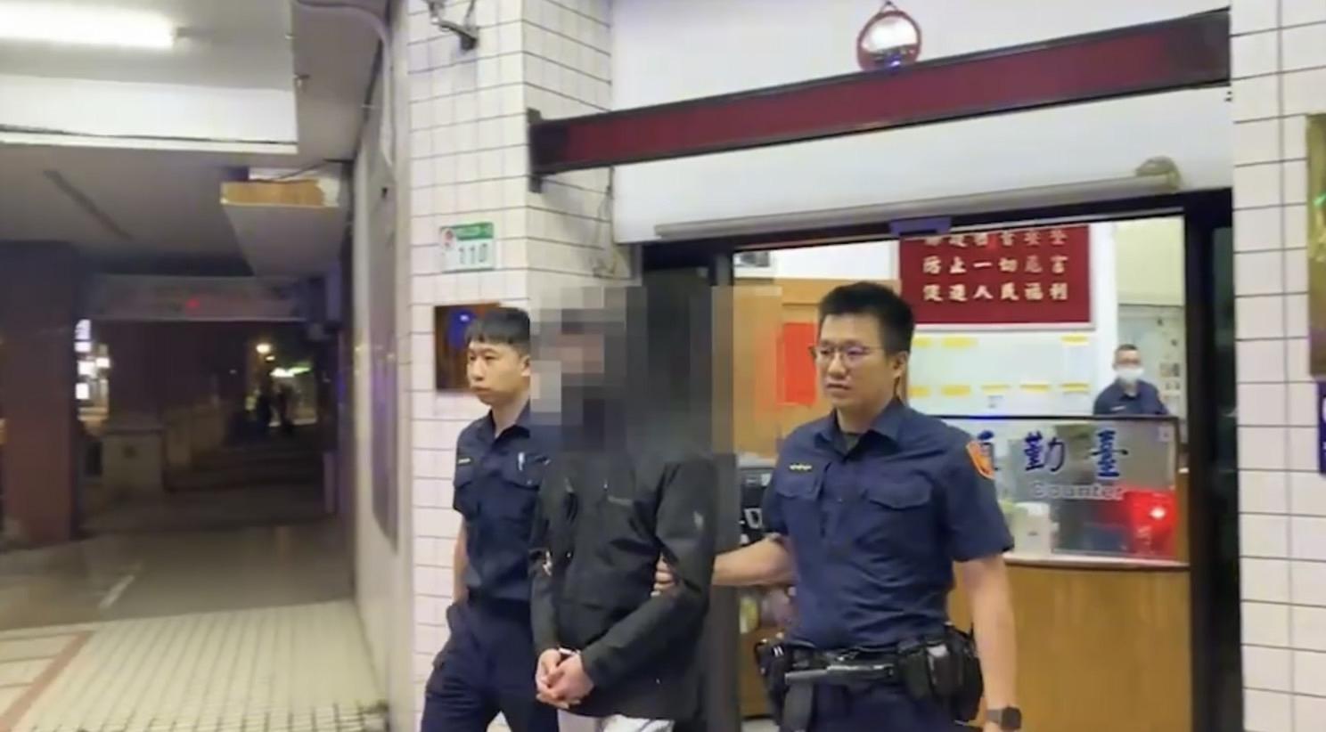 游男偵訊後依毒品及妨害公務罪送辦。(翻攝畫面)