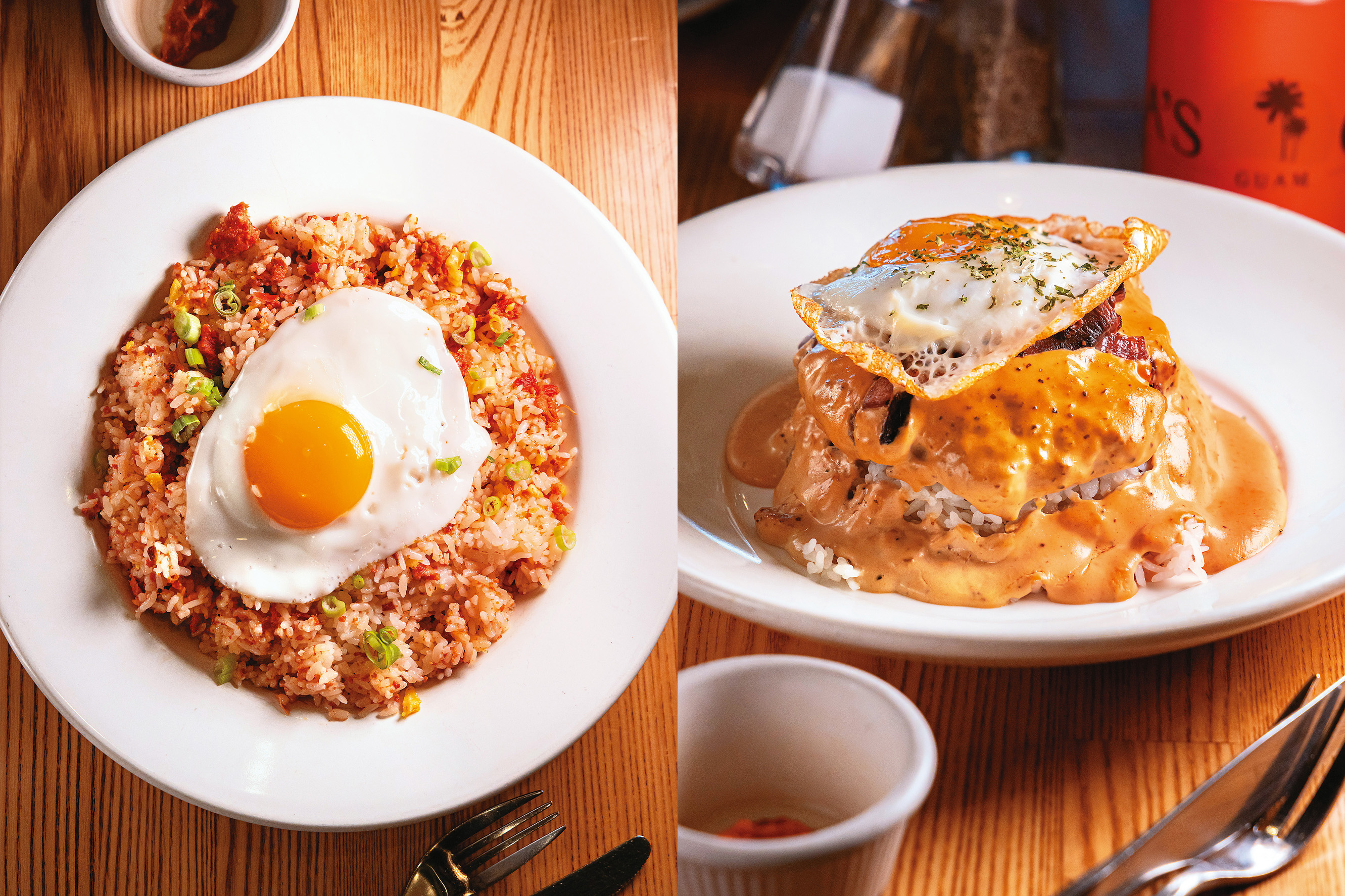 關島著名的查莫洛早午餐店「Pika's Café」，融合美式加州料理風格，而且每天只營業到下午，晚來就吃不到。