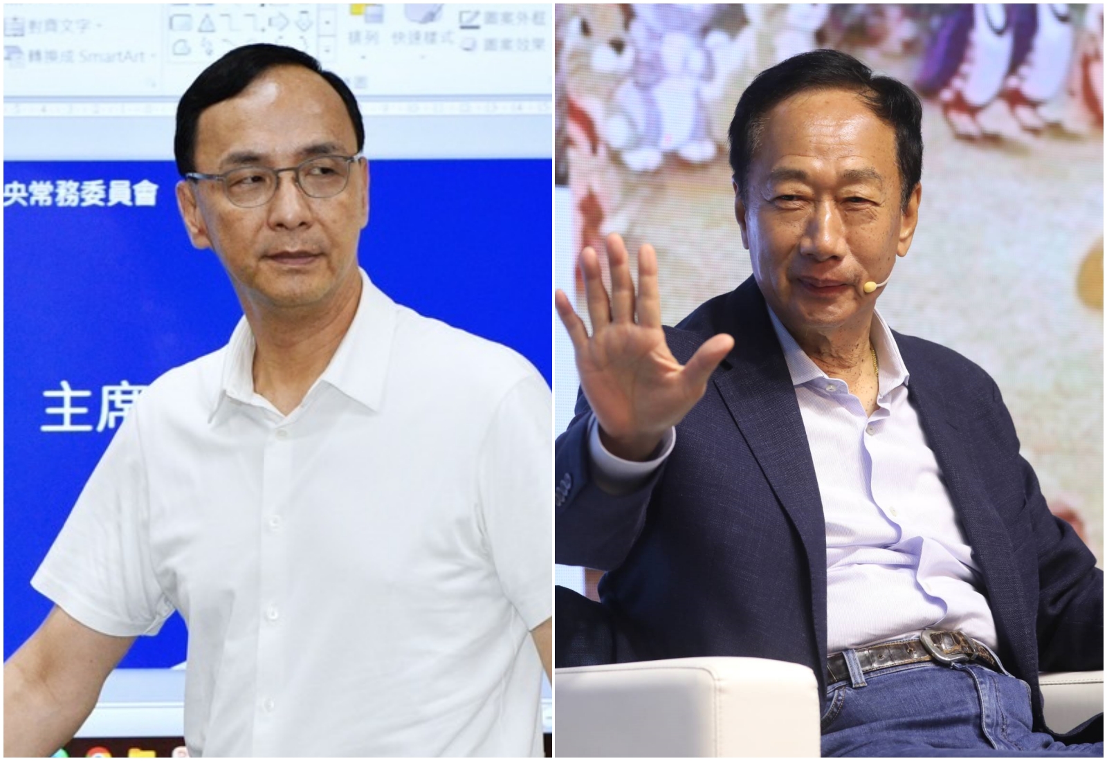 傳出朱立倫稱郭台銘見了很多牛鬼蛇神，雙方關係鬧得不愉快，國民黨否認稱這是綠營在見縫插針。