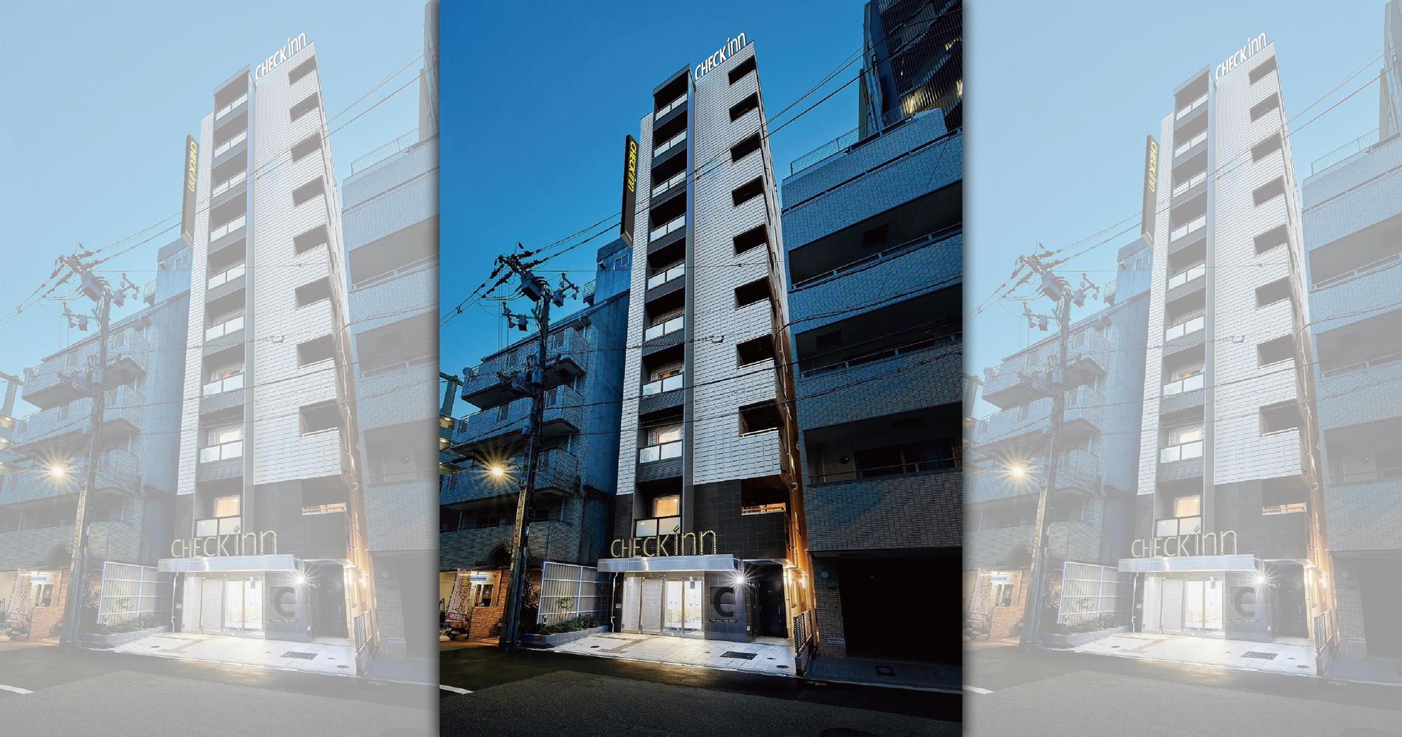 雀客旅館大阪新今宮外觀示意圖,提供2種房型,共45間客房。(敦謙國際提供)