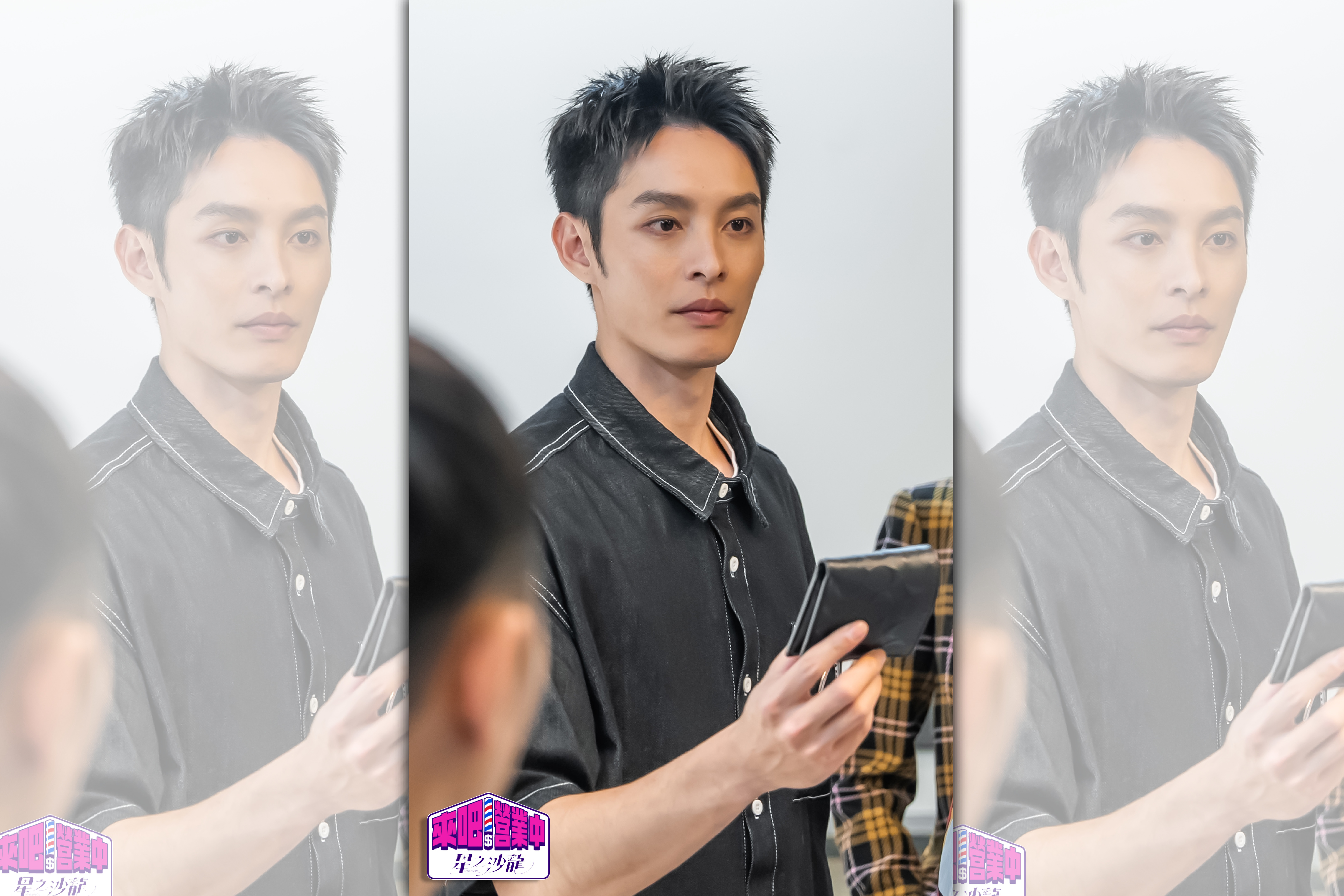 曹佑寧在星之沙龍擔任小幫手。（TVBS提供）