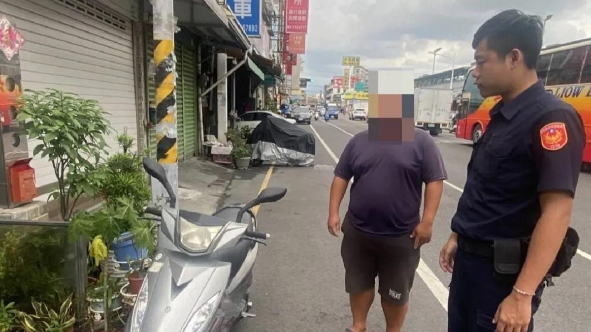許姓男子在屏東多家餐廳吃霸王餐，警方接獲報案後將他逮捕。（翻攝畫面）