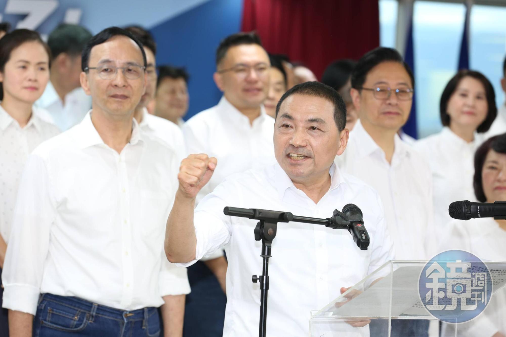 國民黨今(20日)為2024選戰舉辦誓師大會,總統參選人侯友宜嗆「民進黨連好好做事都做不到!」