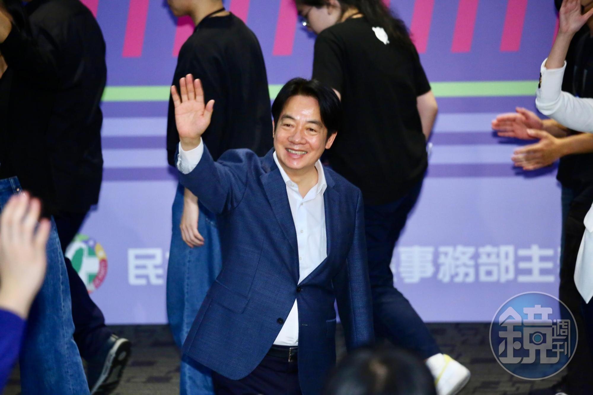 賴清德今出席「全國高中職國際知識競賽頒獎典禮」，會前受訪時砲火全開。