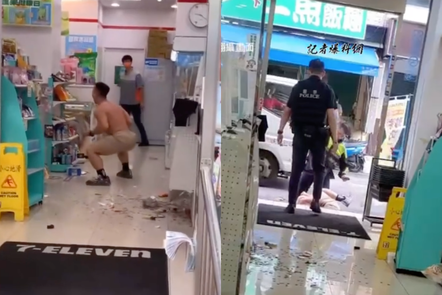 近日一起「桃園浩克」事件引起全台關注，沒想到卻有「執法過當案外案」。（翻攝自記者爆料網）