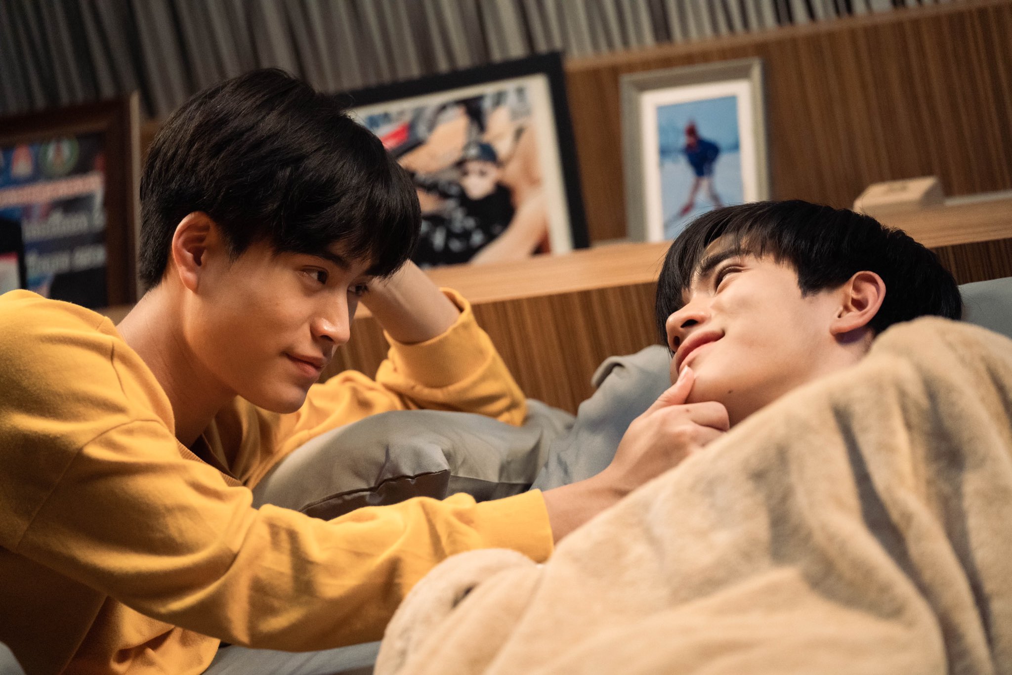 泰國BL劇《我的會長大人》是小清新高中校園劇，Gemini飾演的學生會長暗戀熱音社社長Fourth多時。（網路圖片）