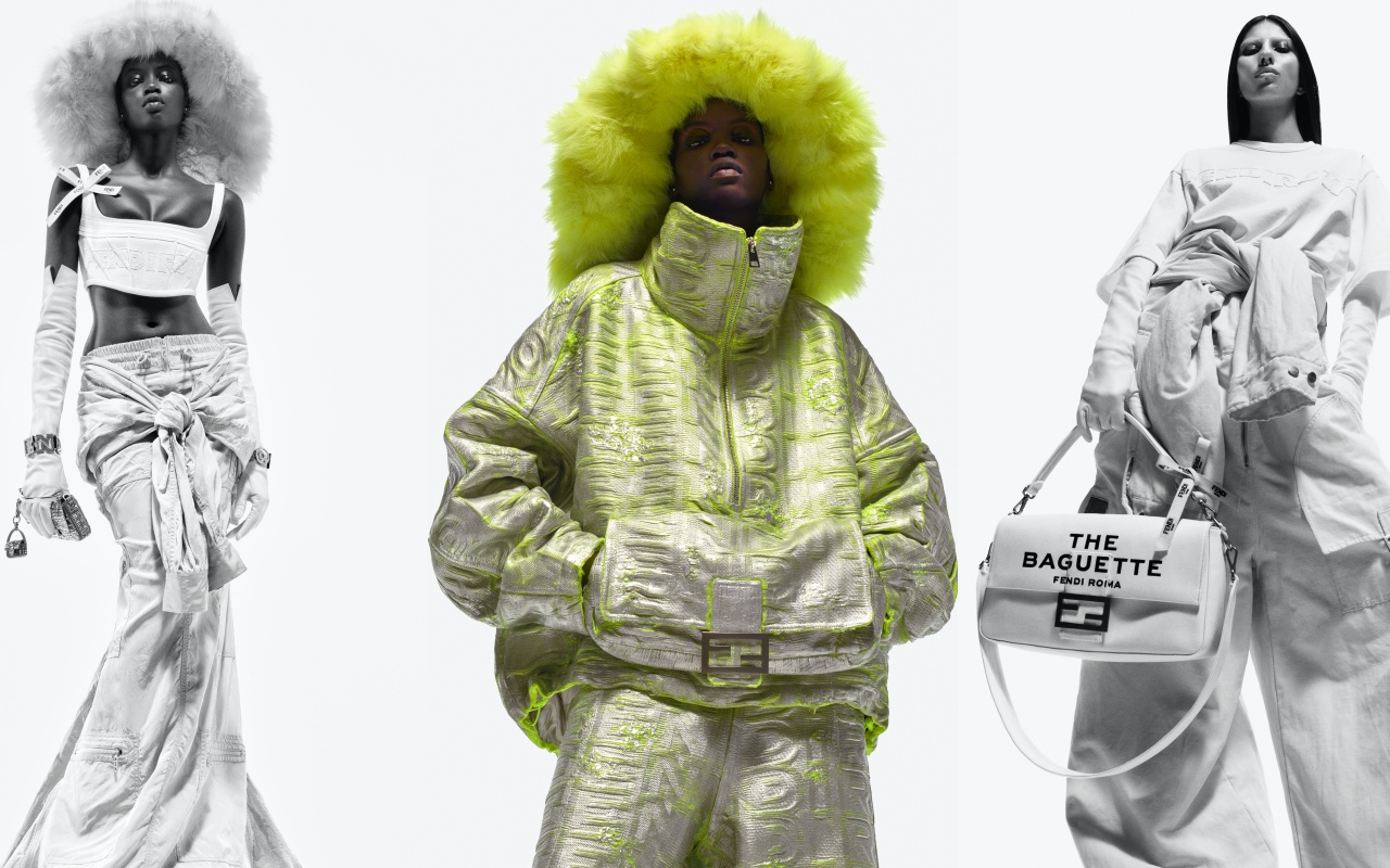 FENDI by Marc Jacobs系列，運用誇張、厚底、超大廓形以及螢光色系，成為新穎的時尚宣言。（FENDI提供）