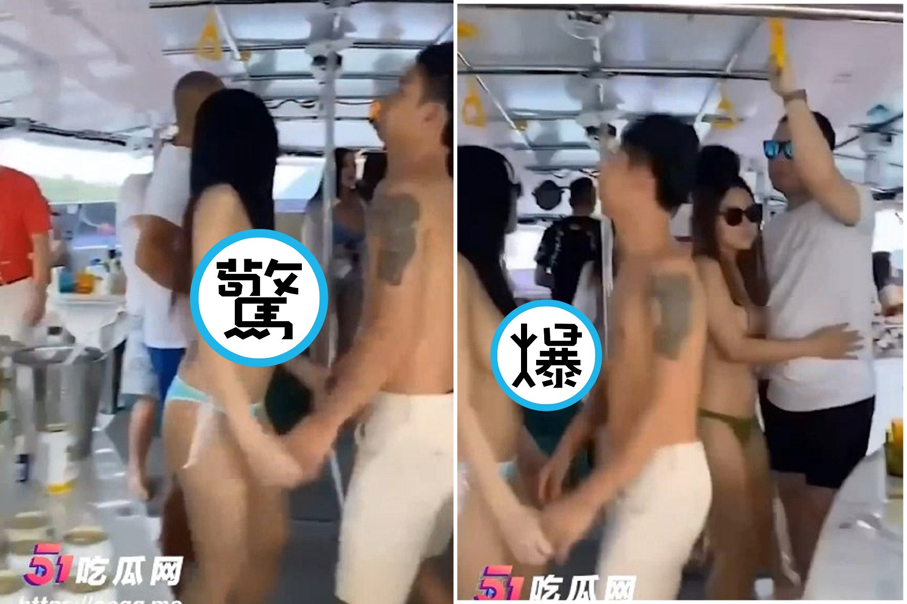 有錢人的生活就是狂！深圳遊艇性愛趴實景曝光，真酒池肉林。（翻自《51吃瓜網》）