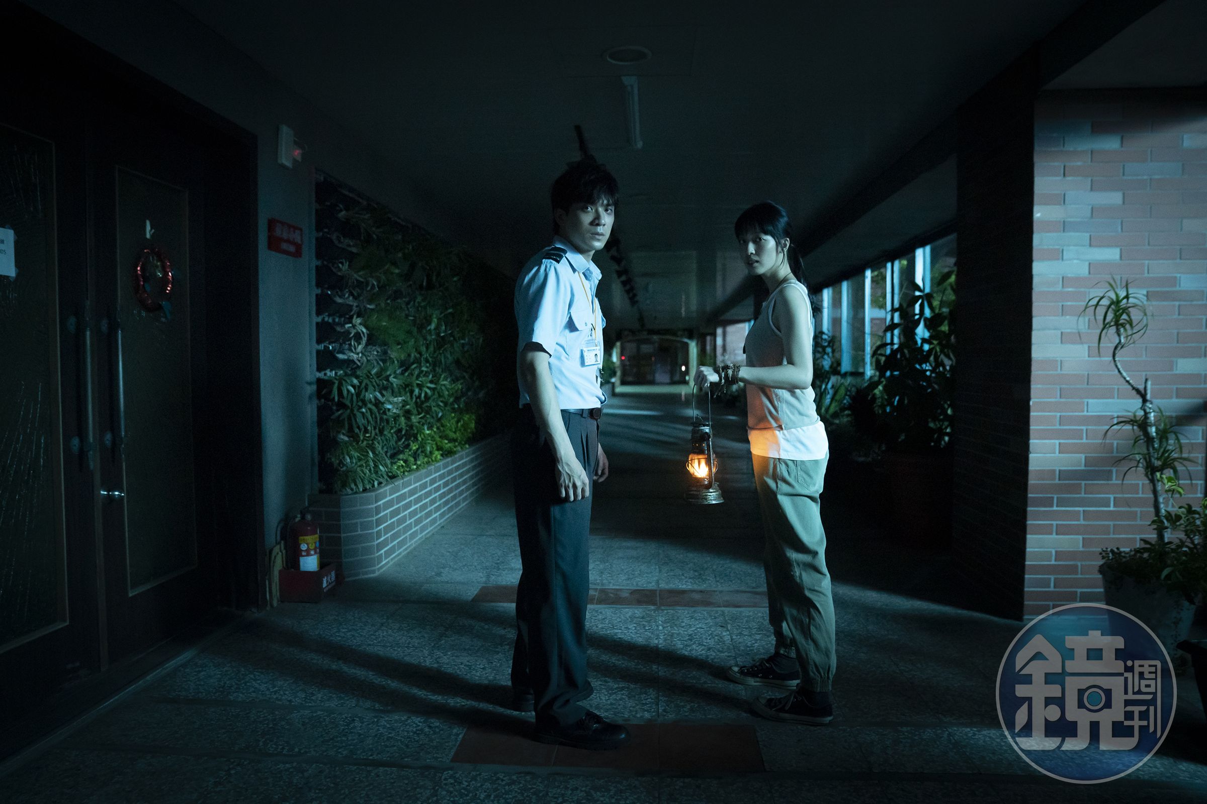 《女鬼橋2:怨鬼樓》由林哲熹(左)、王渝萱主演。(樂到家提供)