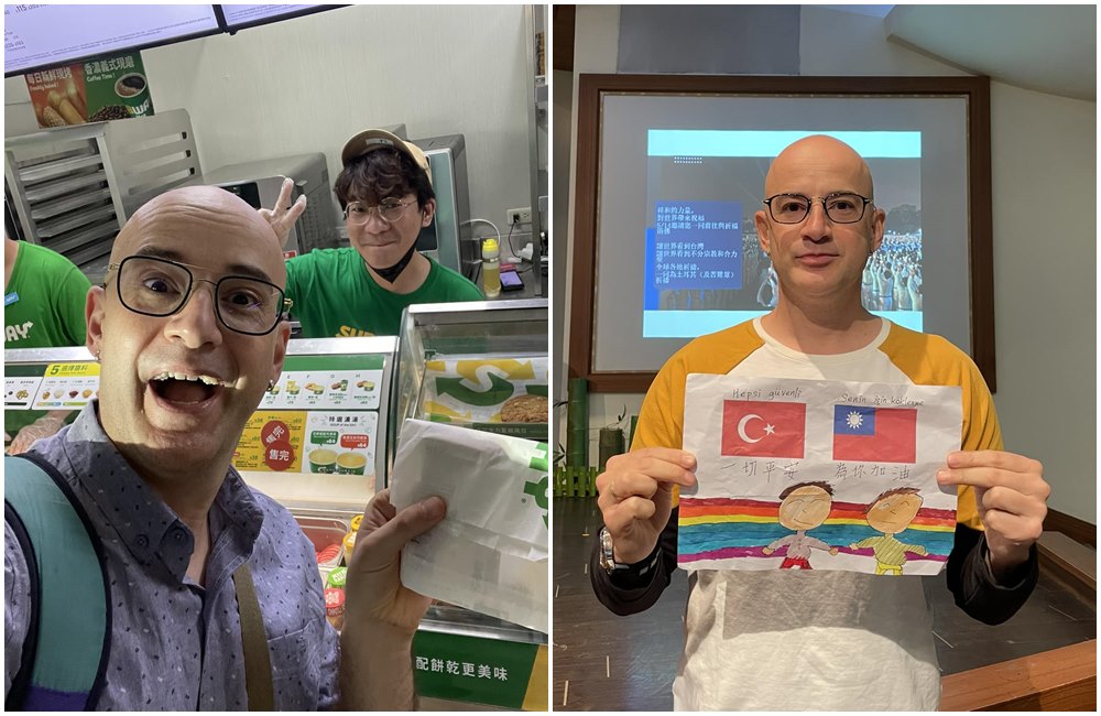 愛台灣的吳鳳買三明治，透露店員的貼心舉動。（翻攝吳鳳臉書）