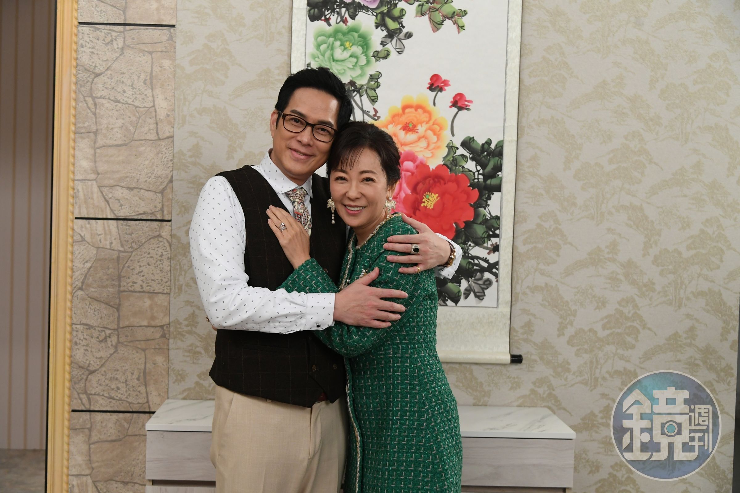 況明潔和林健寰在劇中是開心果組合。（三立提供） 