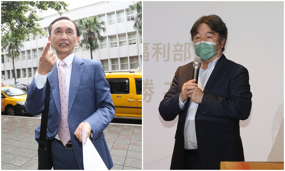 王必勝（右圖）表示，不排除衛福部對吳子嘉（左圖）提告。（本刊資料照）