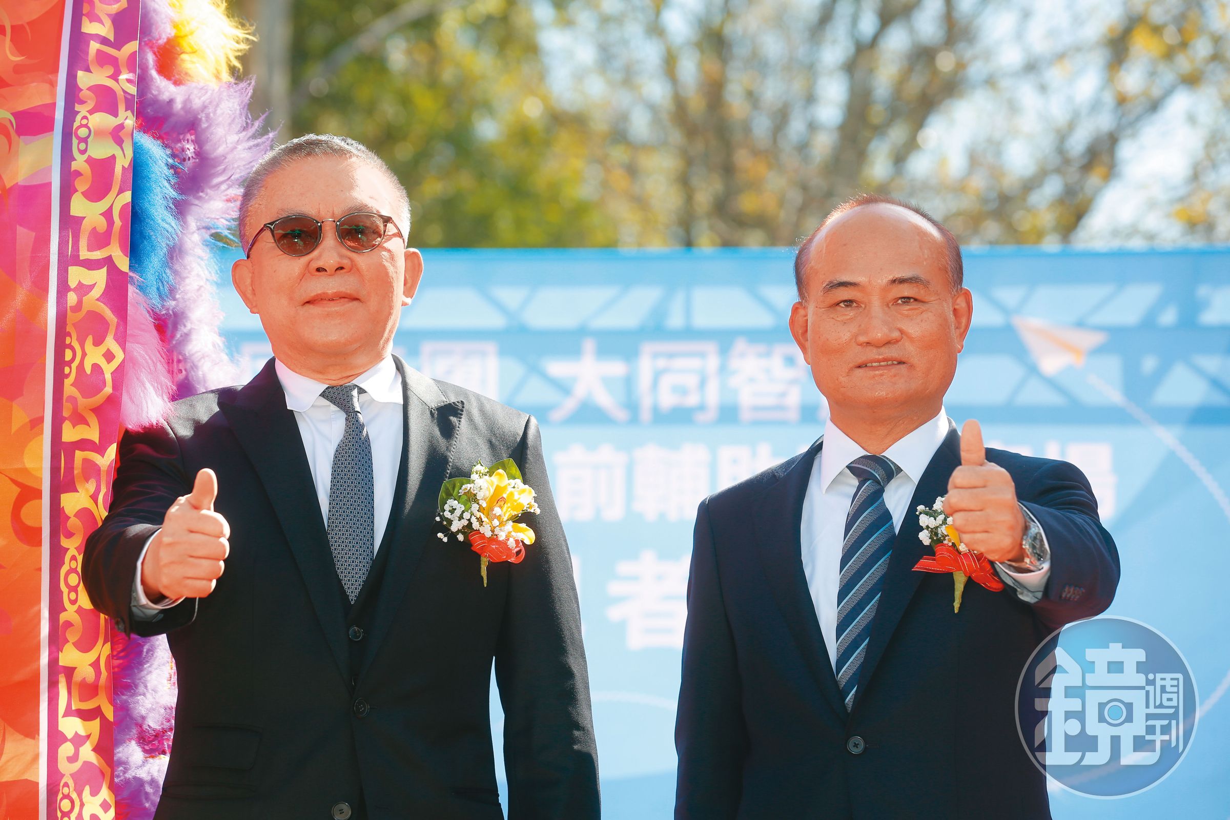 吳振隆(左)去年接任大同副董後,執掌大同電力、新能源、消費電子以及不動產等4大事業。