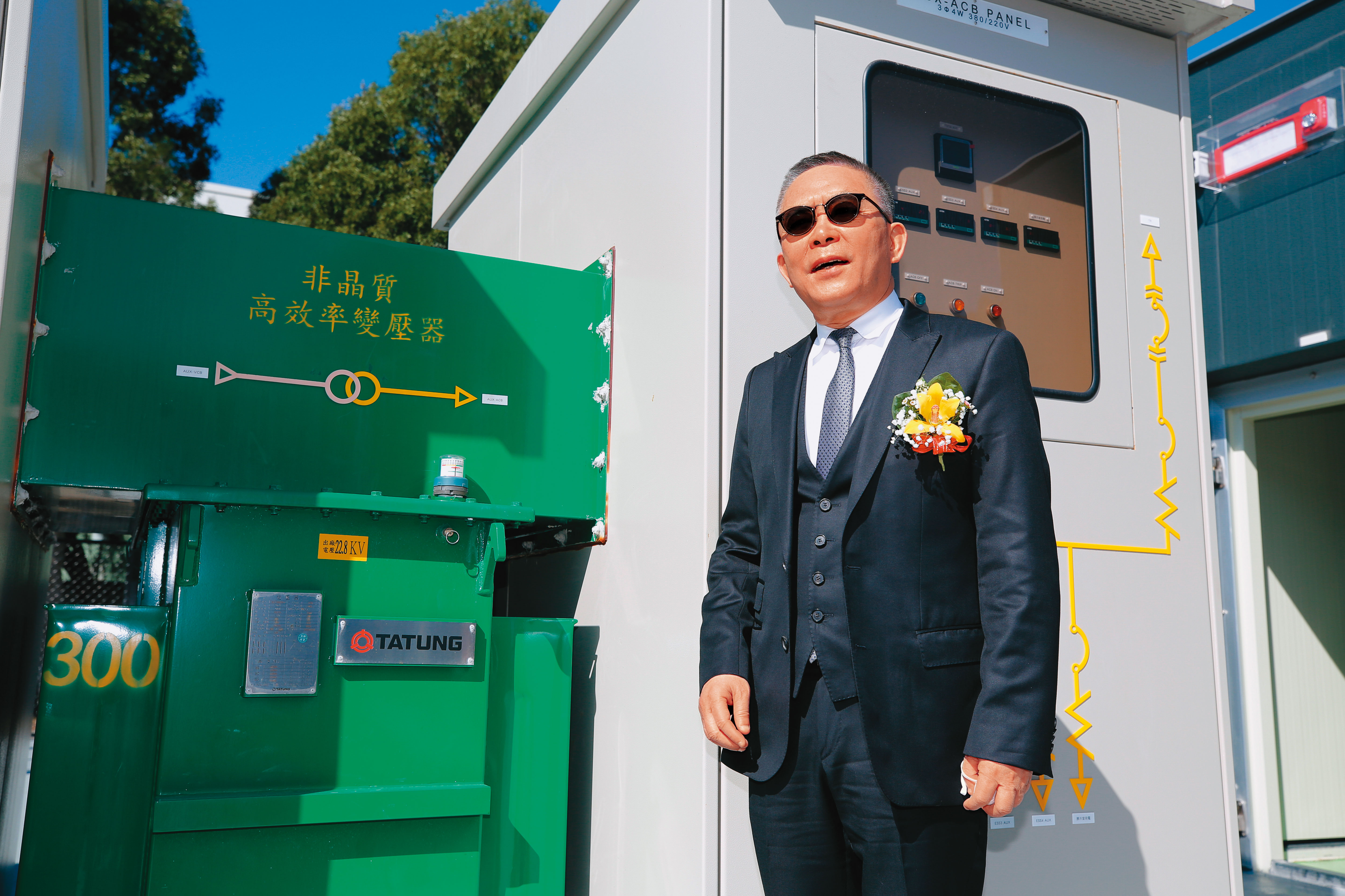 吳振隆負責大同新能源事業，目前是大同智能、大同訊電的董事長。