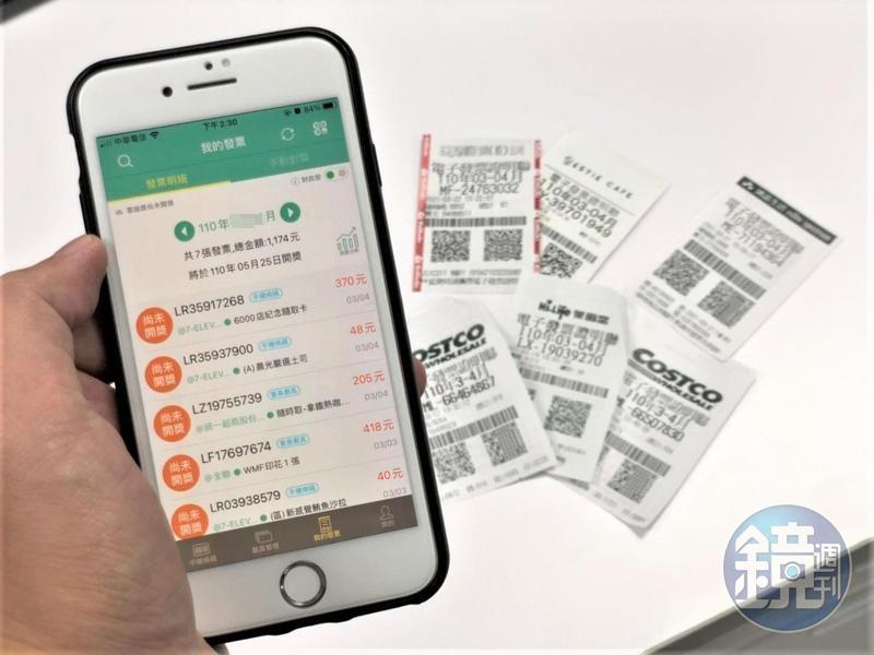 1至2月統一發票千萬特別獎還有2張未兌領，而200萬特獎仍有3張未領。（示意圖，本刊資料照）