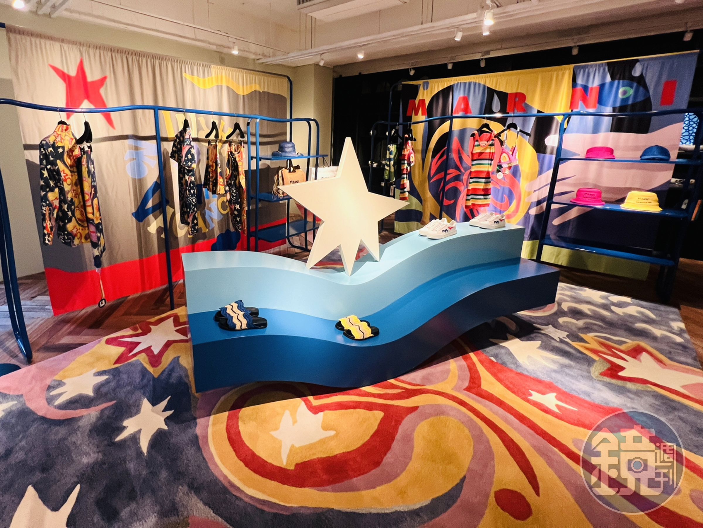 Marni與No Vacancy Inn夏日膠囊系列,即日起在Club Designer大安旗艦店全台獨家展示及販售。(Club Designer提供)