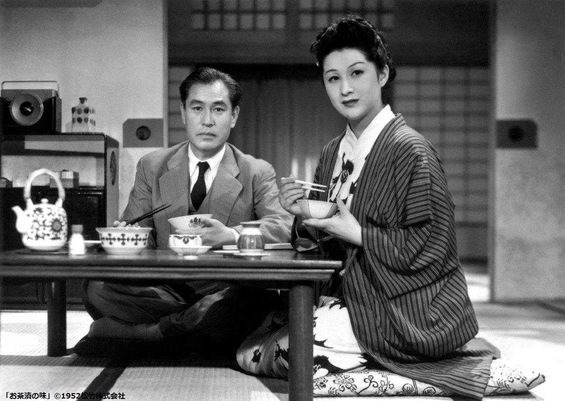 國家影視聽中心策劃「時光之味：小津安二郎120年」主題影展，圖為《茶泡飯之味》。（松竹株式會社提供）