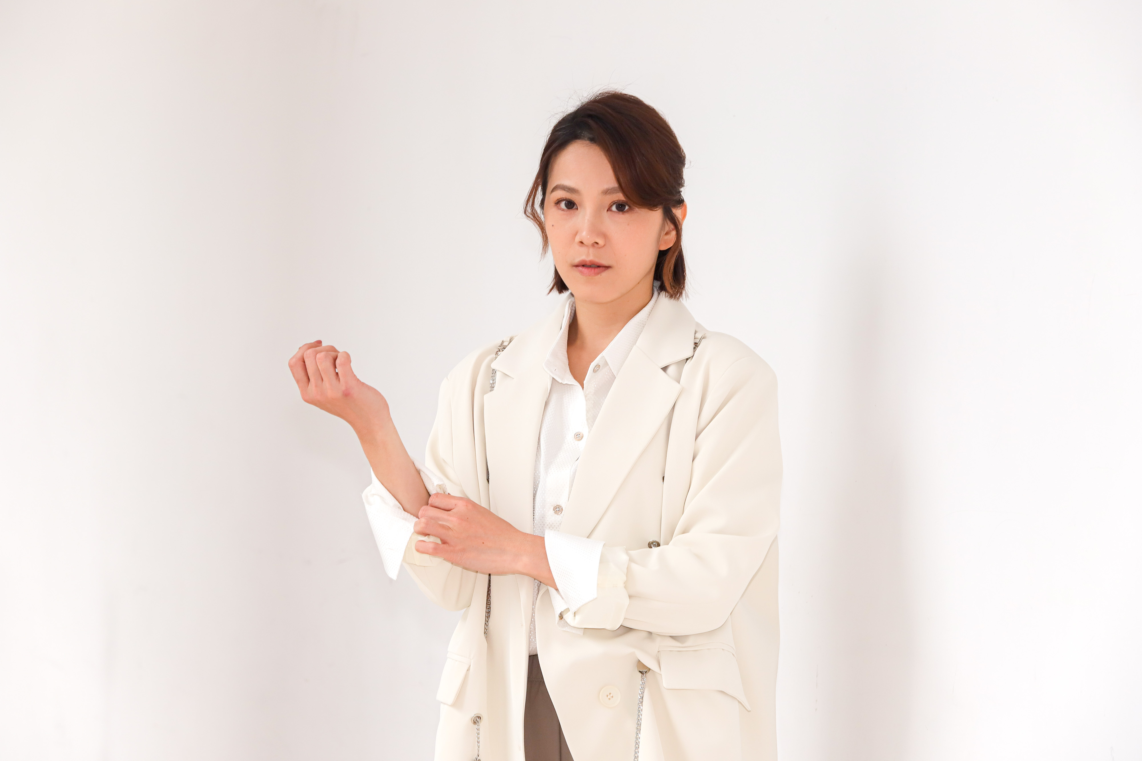 廖苡喬在《市井豪門》有心臟病，把每天都當最後一天生活。（民視提供）