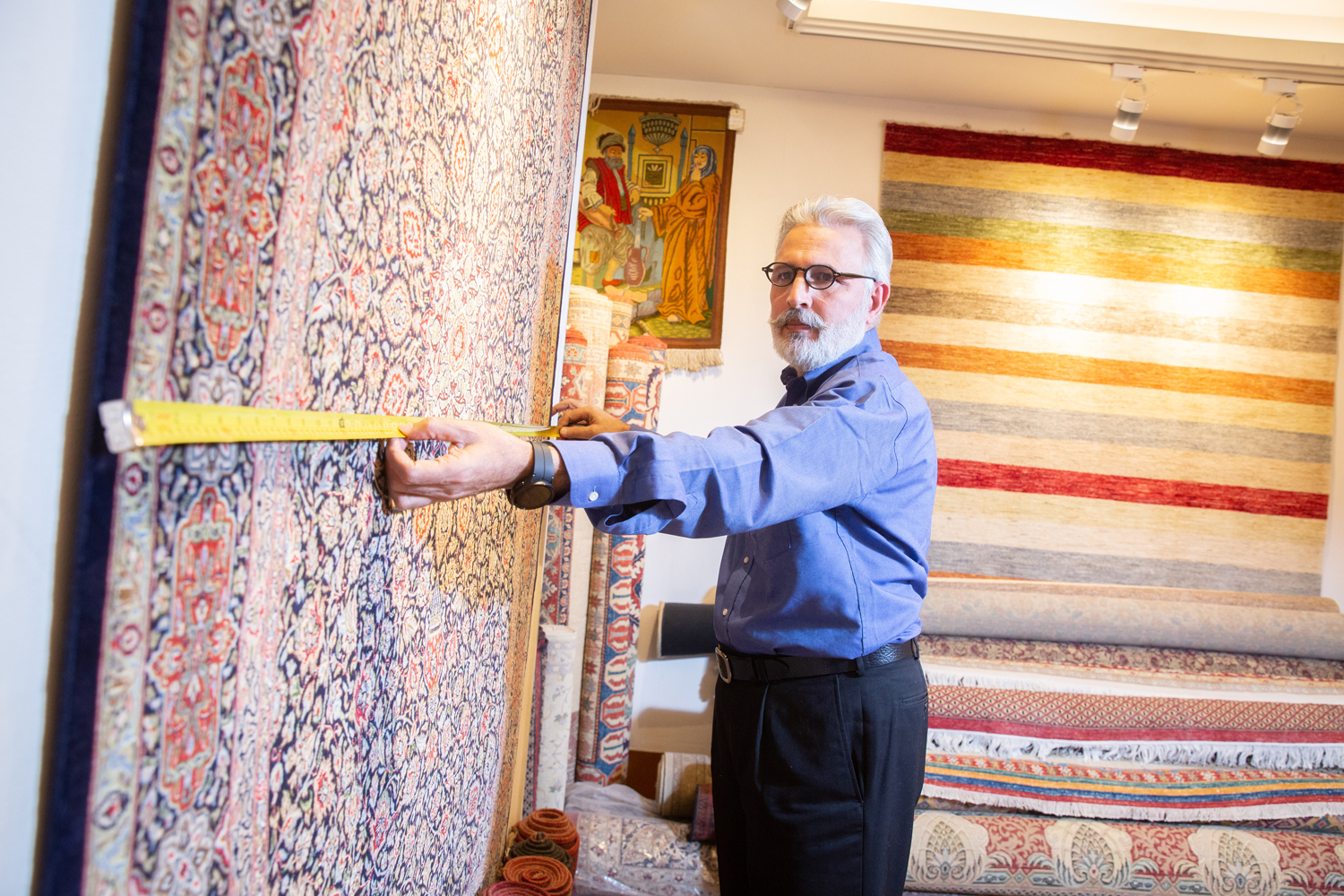 羅樹德從巴基斯坦來台灣，原本想學中文當外交官，後接手長輩創立的波斯洋行，至今已40年。