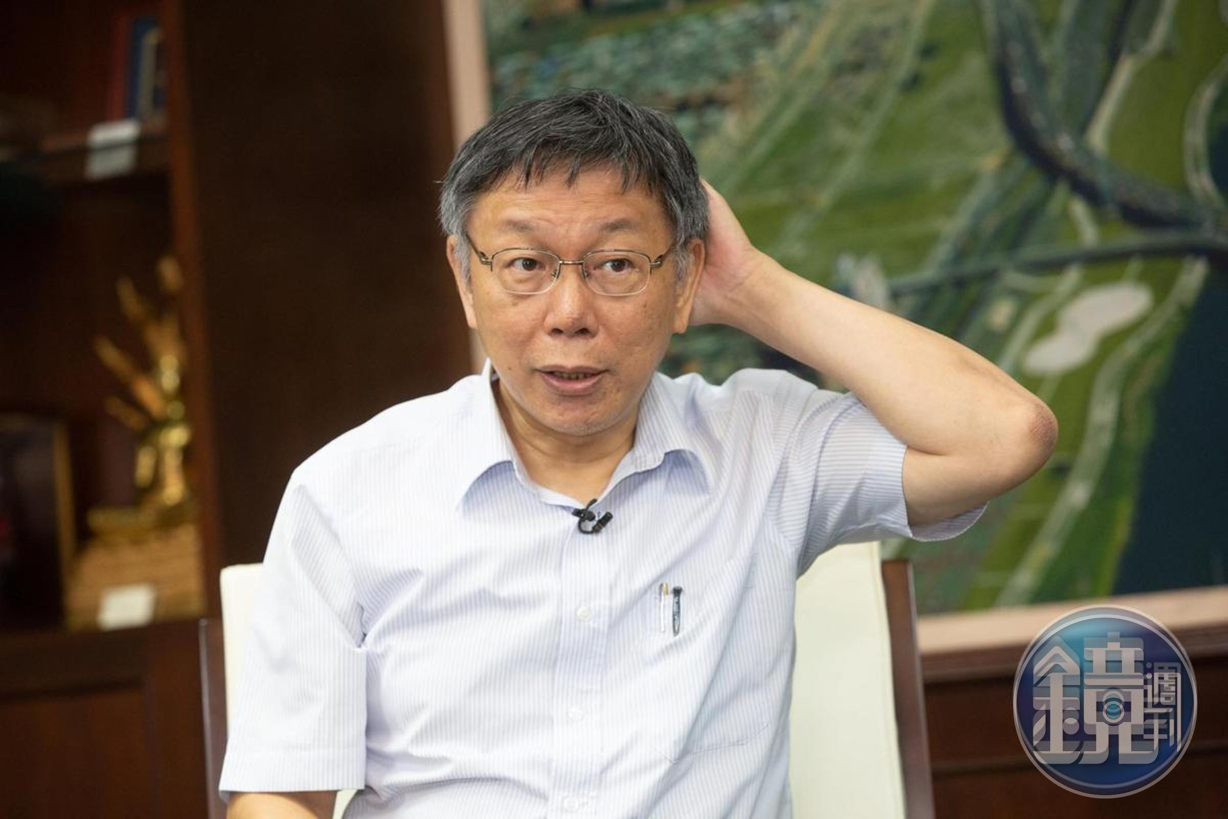 柯文哲(圖)在政大演講因「不打不罵怎麼教」一句話,被民進黨追殺「支持體罰」。(本刊資料照)