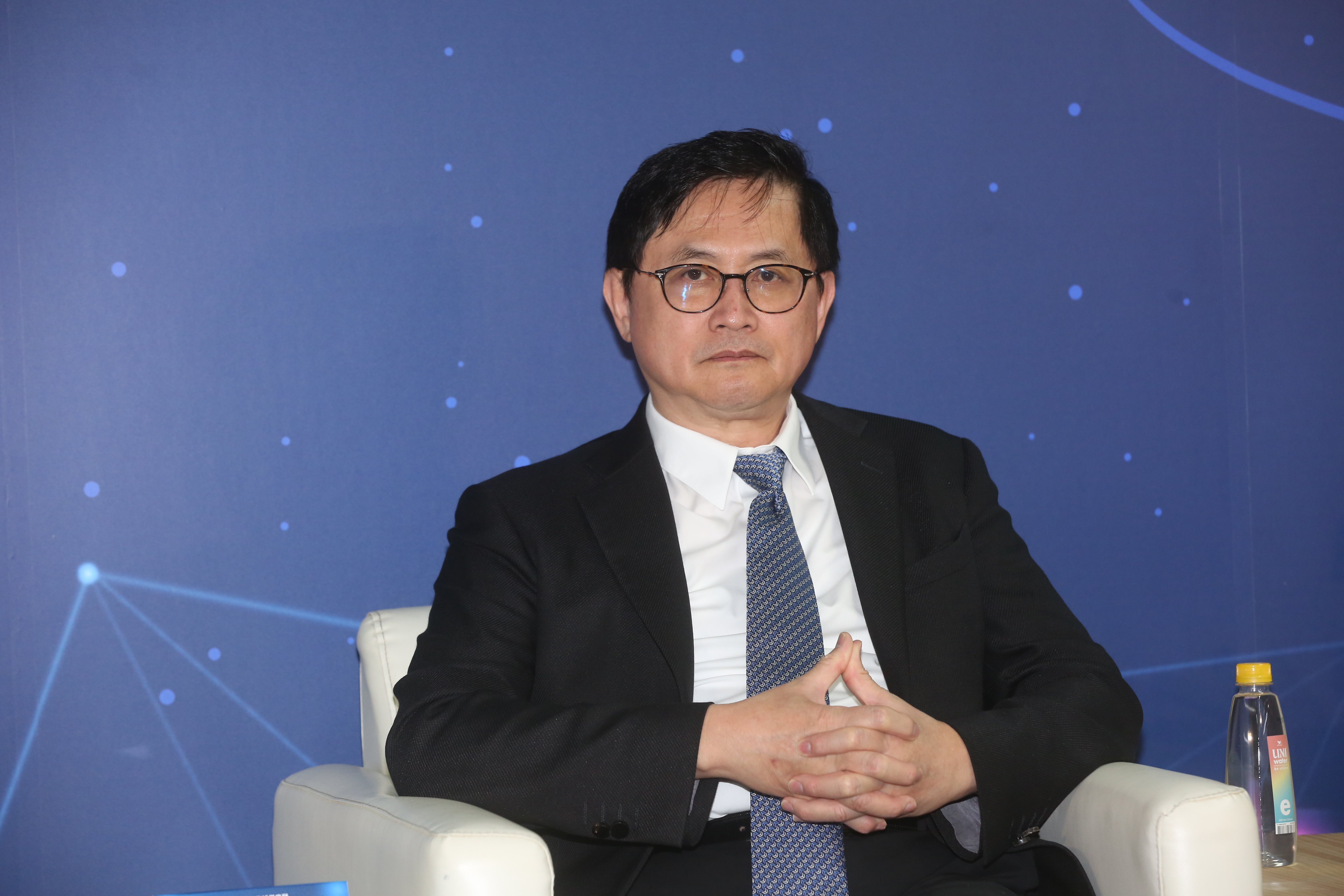 和碩董事長童子賢表示，美中兩國往緩和方向走，也許重新建立對話機制，光這點就是很大進展。