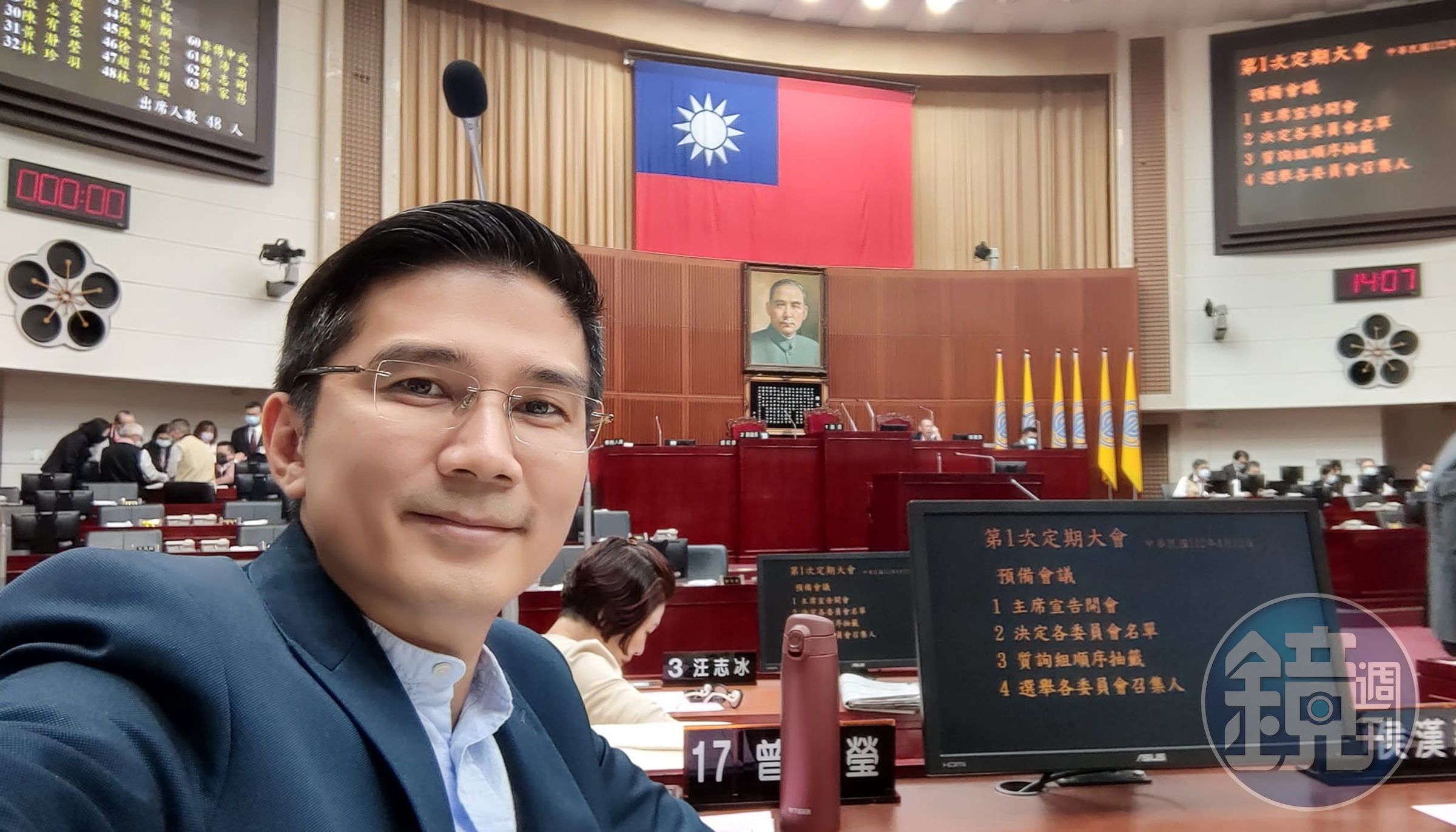5億高中生案,曾獻瑩(圖)曾脫口說出「同婚也是謀財害命的好管道」,黃捷認為根本亂貼同志標籤。(翻攝自曾獻瑩臉書)