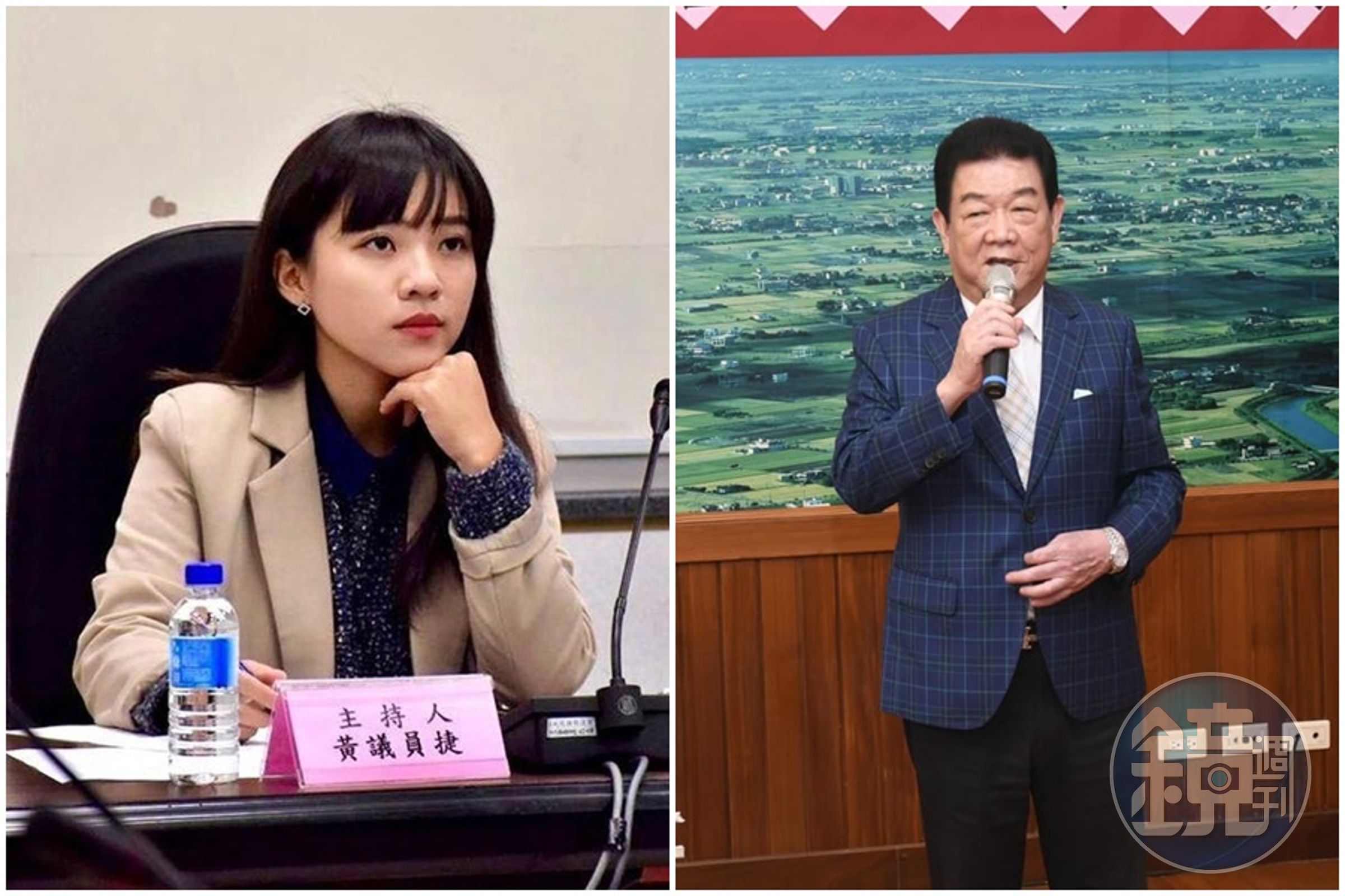 黃捷(左)臉書痛批黃浴沂(右圖)以及反同議員曾獻瑩,要求2人公開道歉。(左圖翻攝自黃捷臉書,右圖翻攝自黃浴沂臉書)