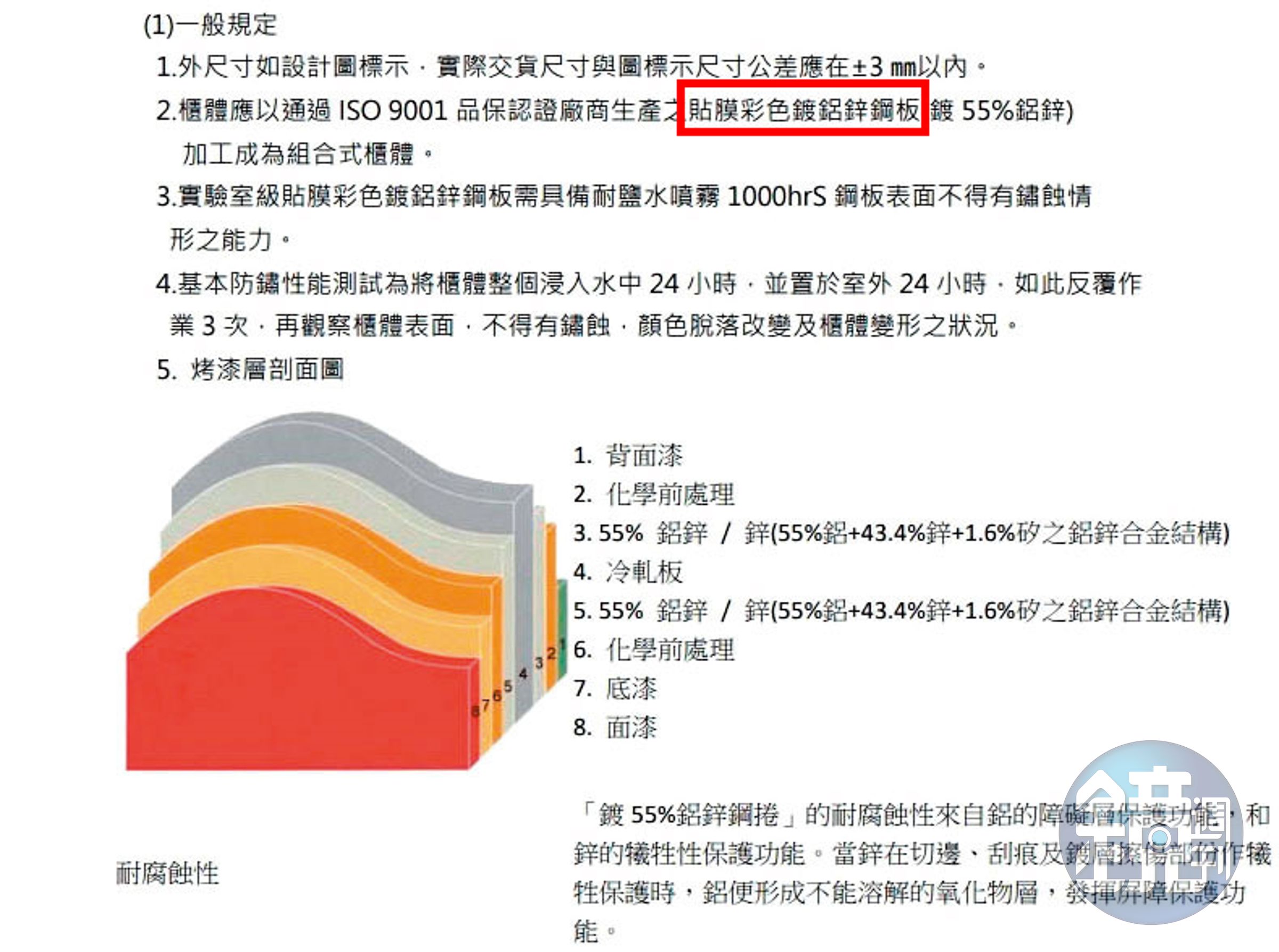 北醫要求，實驗桌桌腳的鋼管厚度至少要0.3公分。（讀者提供）