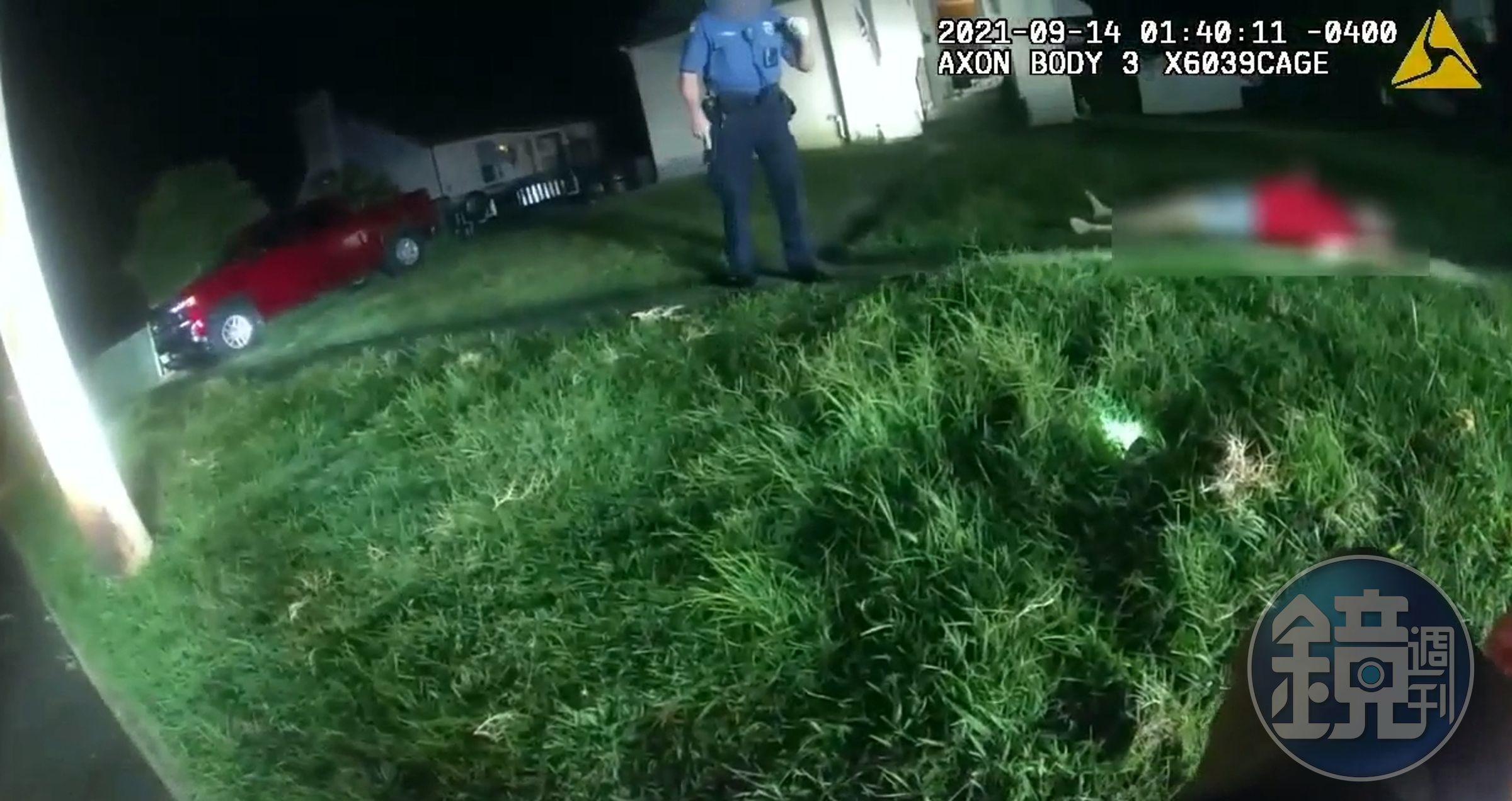歐德拉提一到現場就在未確認的情況下連開數槍,打死報案的屋主。(翻攝自紐澤西州檢察總長辦公室)