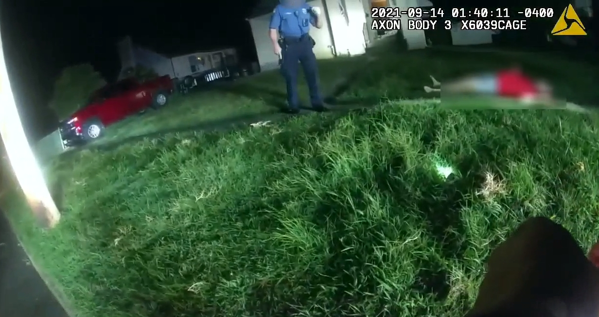 歐德拉提一到現場就在未確認的情況下連開數槍,打死報案的屋主。(翻攝自紐澤西州檢察總長辦公室)