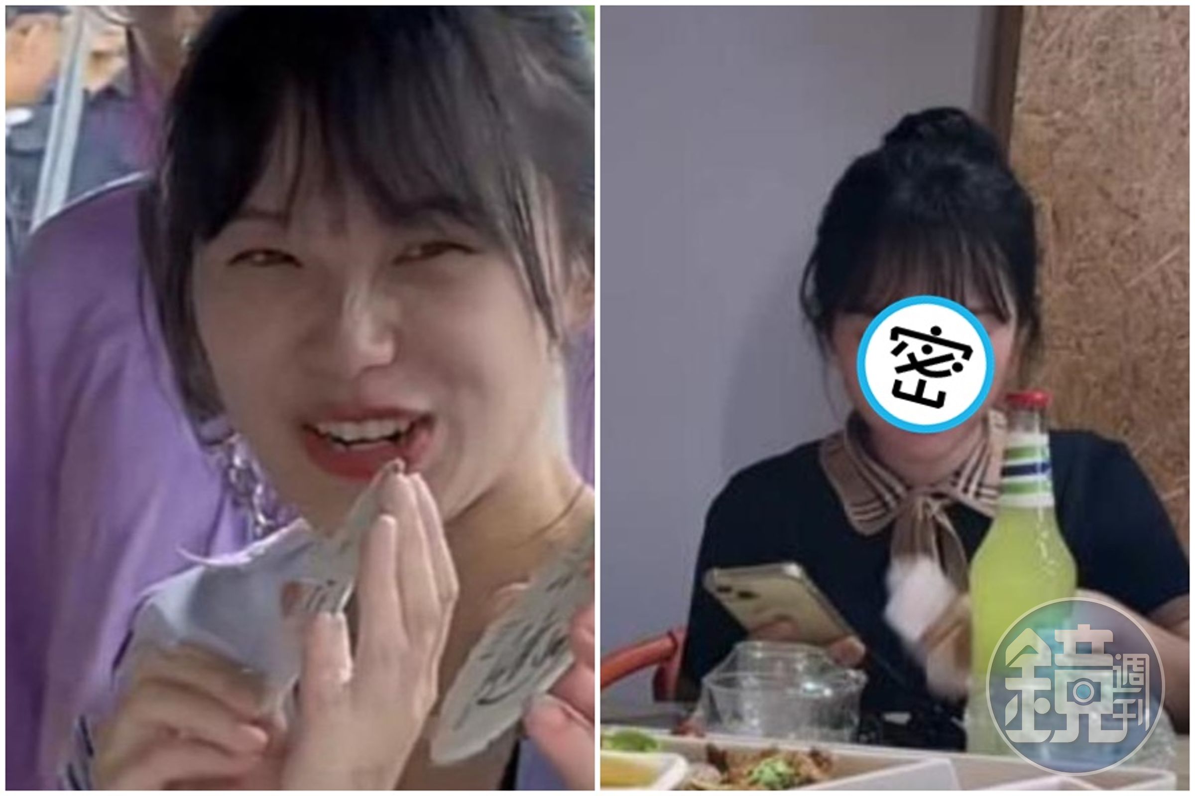 黃老師最近一段飯局影片曝光後,又掀起大票網友討論顏值。(翻攝自抖音、微博)