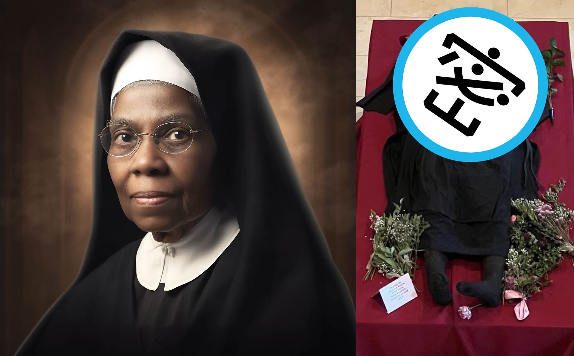 美國蘭開斯特修女下葬4年，遺體仍完好未腐爛，被視為神蹟。（翻攝推特@RosaryTeam、@staciastuder）