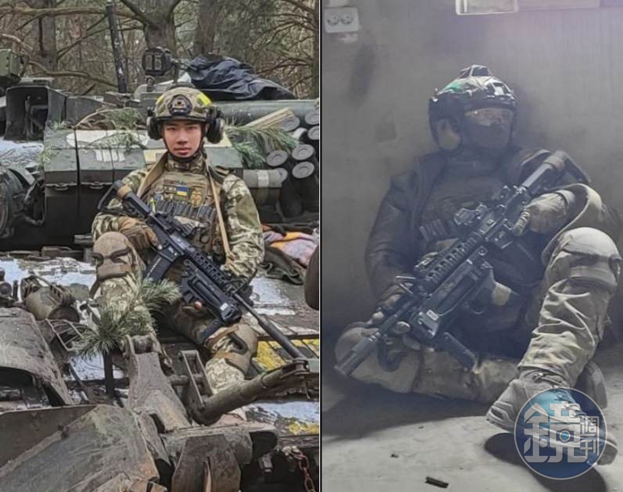 烏克蘭志願軍陳睎，經過這次事件後，決定離開烏克蘭回到台灣。（翻攝陳晞臉書）
