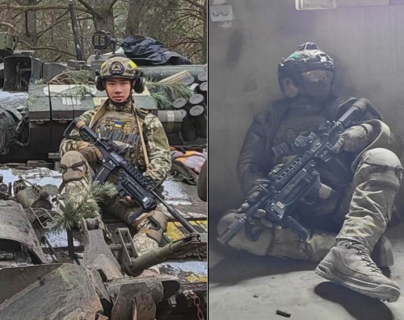 烏克蘭志願軍陳睎，經過這次事件後，決定離開烏克蘭回到台灣。（翻攝陳晞臉書）