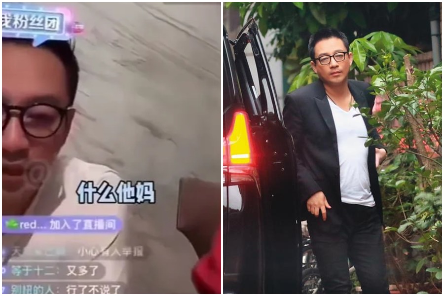 汪小菲又在直播帶貨時情緒失控、狂飆髒話。（左圖翻攝自微博，右圖本刊資料照）