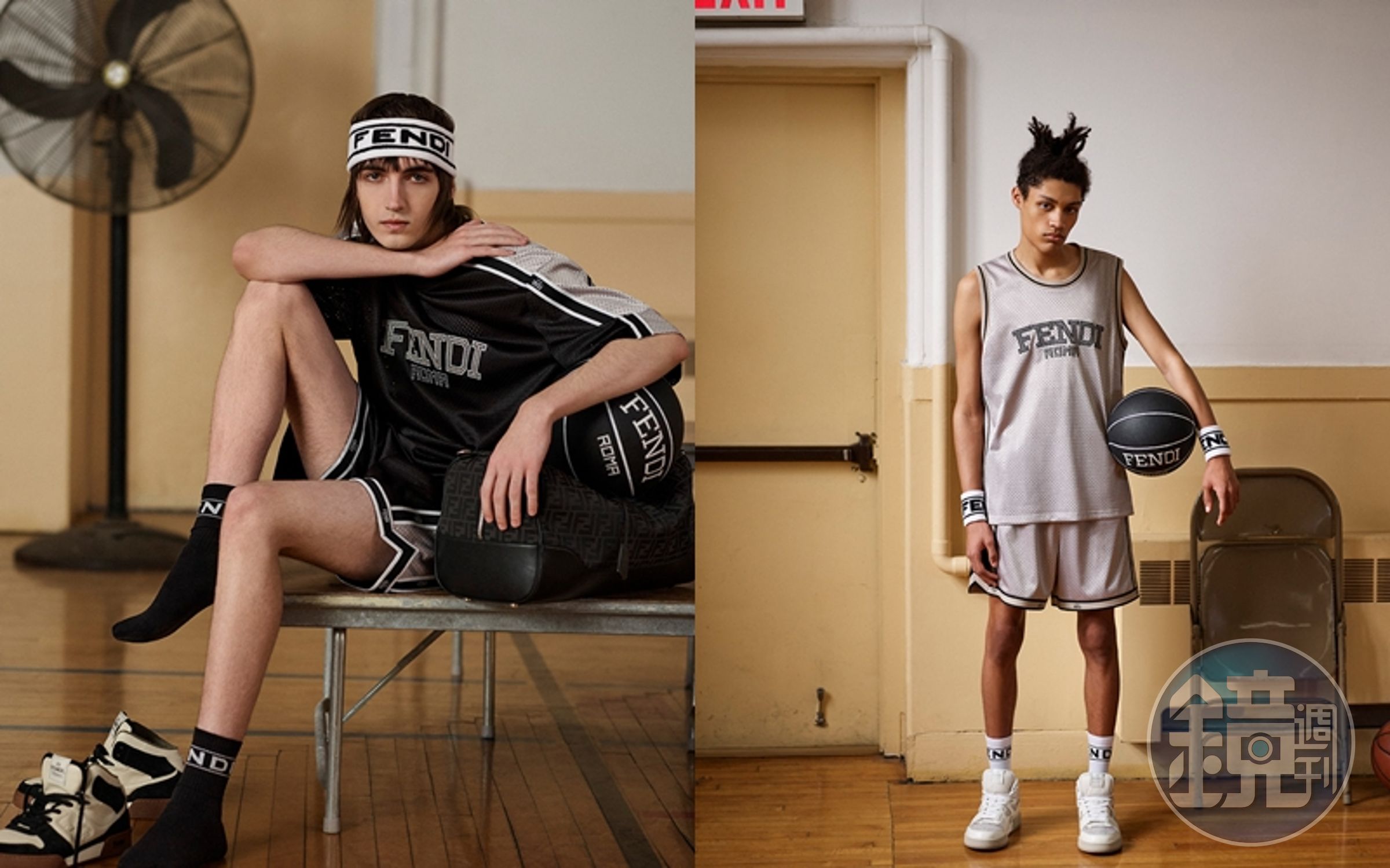 FENDI推出全新FENDI Active: Basketball Capsule限定運動裝系列。〈FENDI提供〉