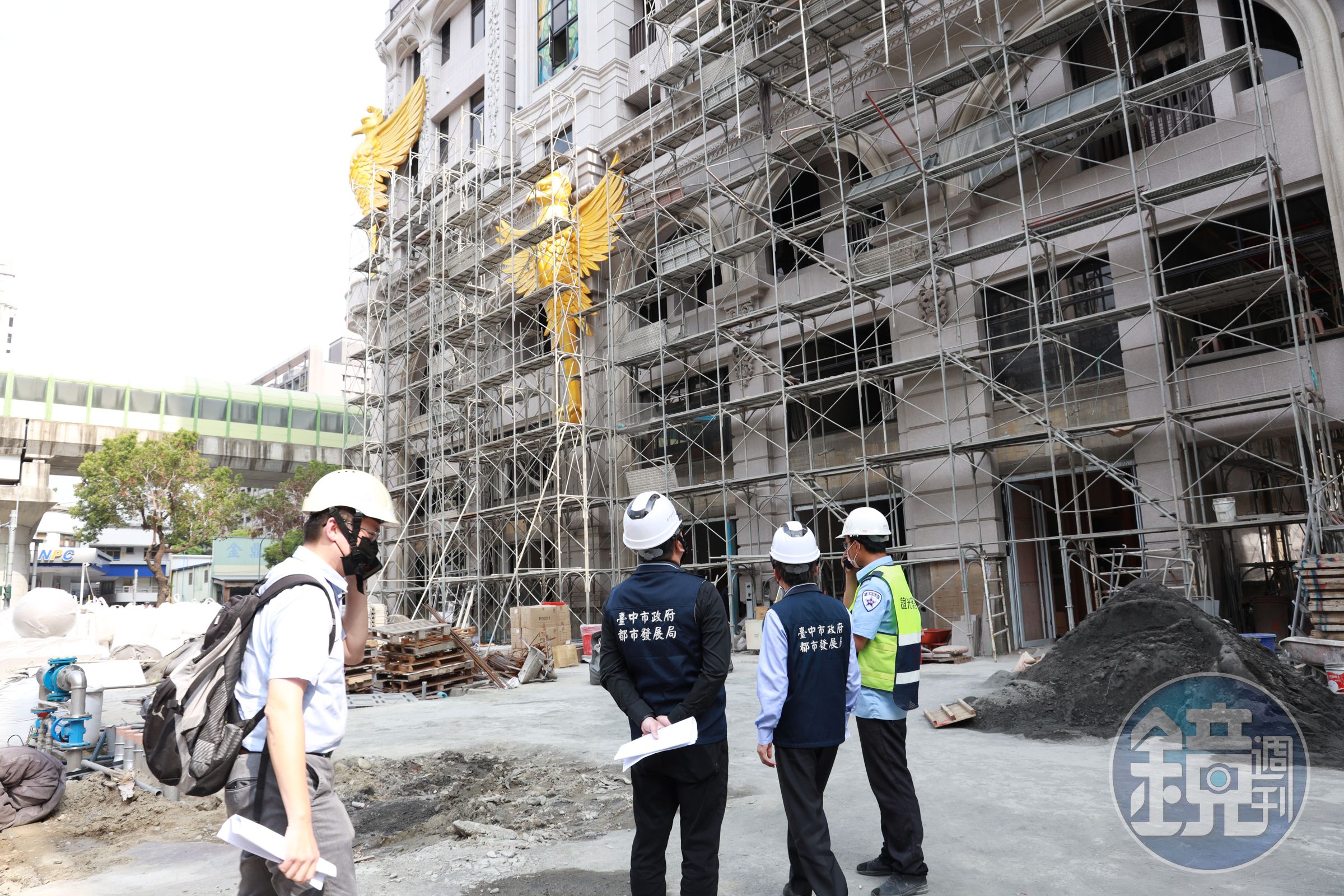 興富發在台中市內9處建案遭勒令停工，經安檢無虞才能復工。（台中市政府提供）