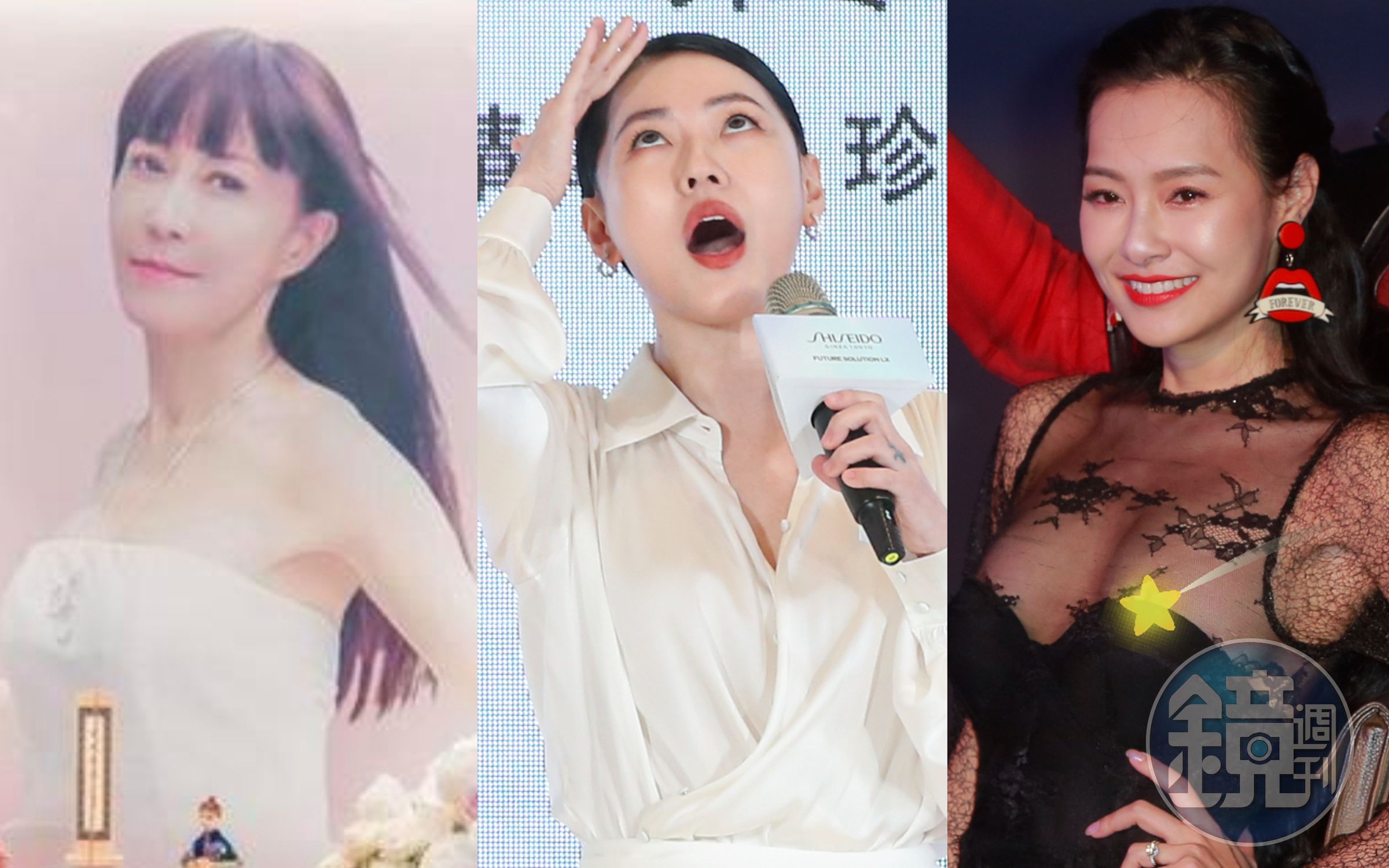 王思佳(右圖)出事,小S(中圖)、羅霈穎(左圖)十多年前早給建議,不聽老人言,吃虧在眼前。