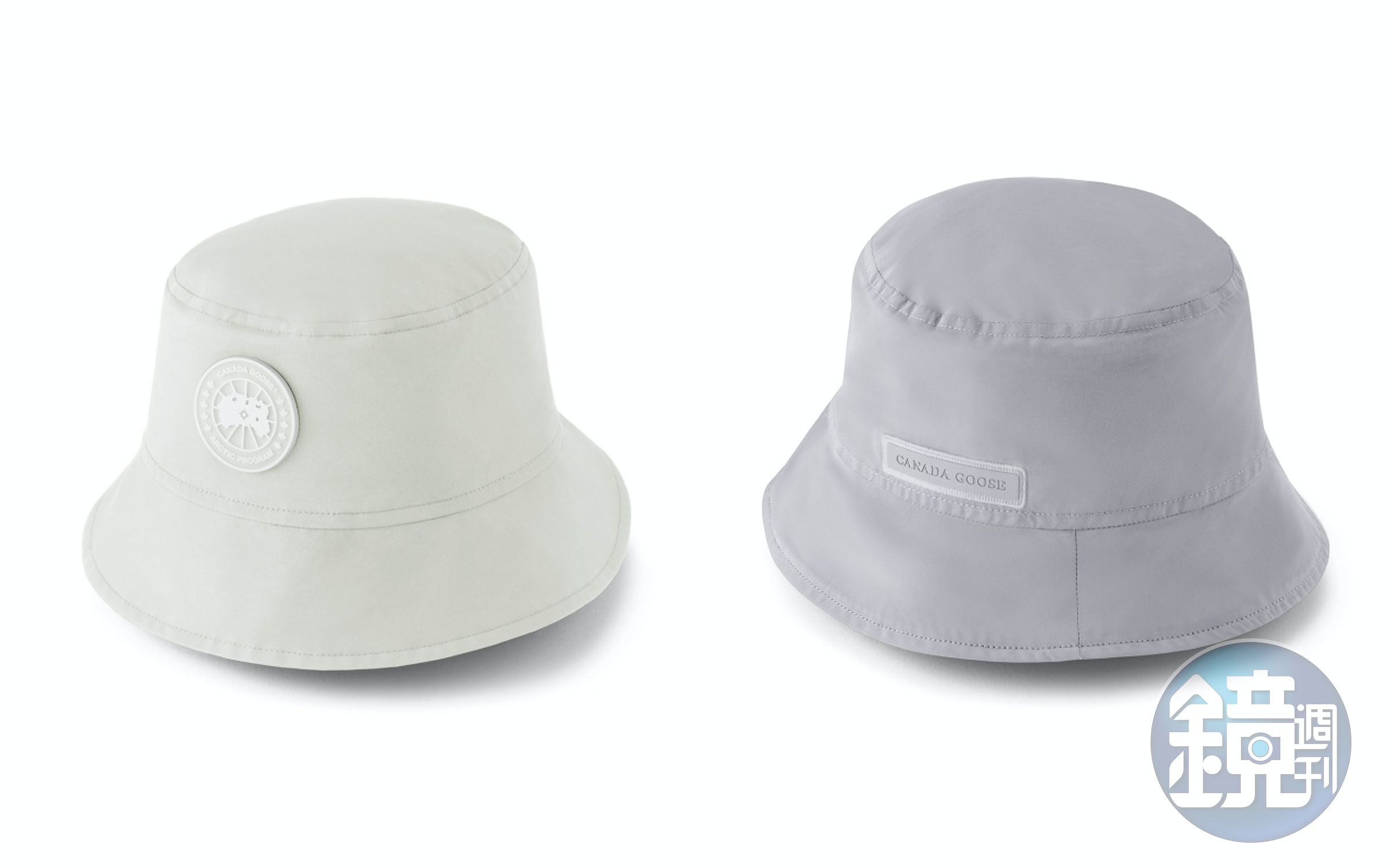 可雙面配戴的Horizon Reversible Bucket Hat漁夫帽；NT$7,800。（CANADA GOOSE提供）