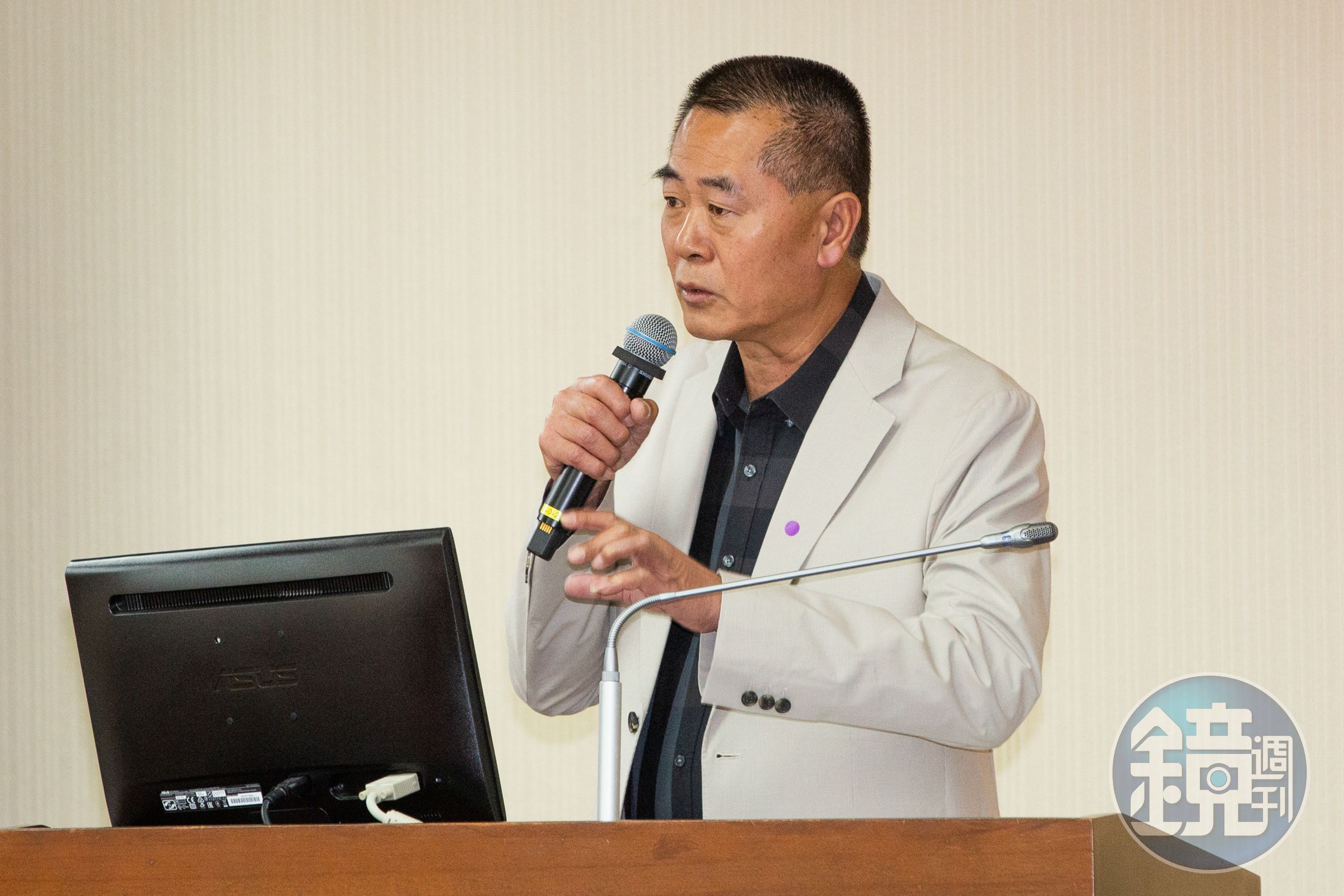 國民黨立委林文瑞在《選罷法》排黑條款通過後，參選雲林區域立委的計畫就此畫下句點。（本刊資料照）