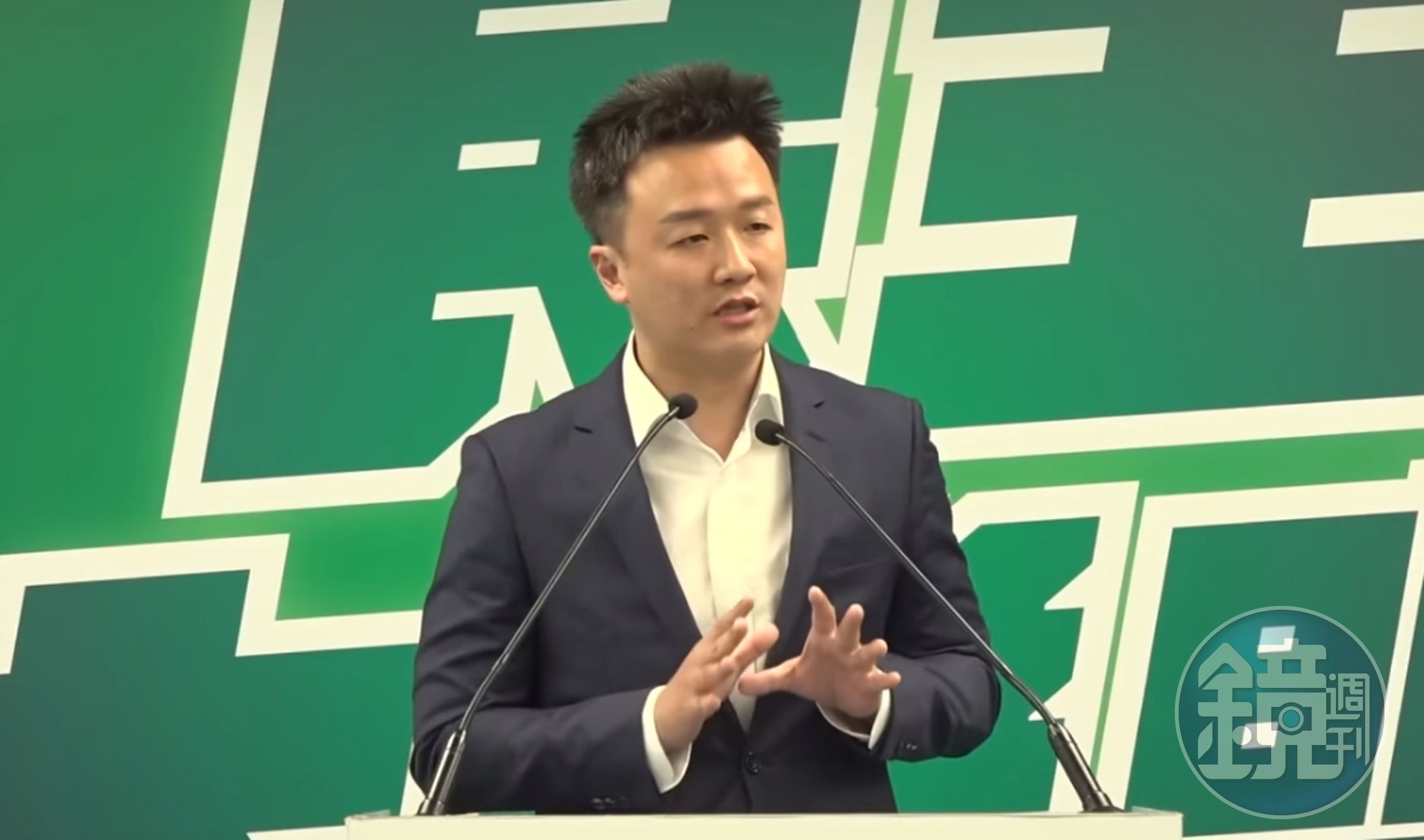 李正皓獲得民進黨禮讓參選新北市永和區立委，引發綠營基層反彈。（翻攝自民進黨YouTube）