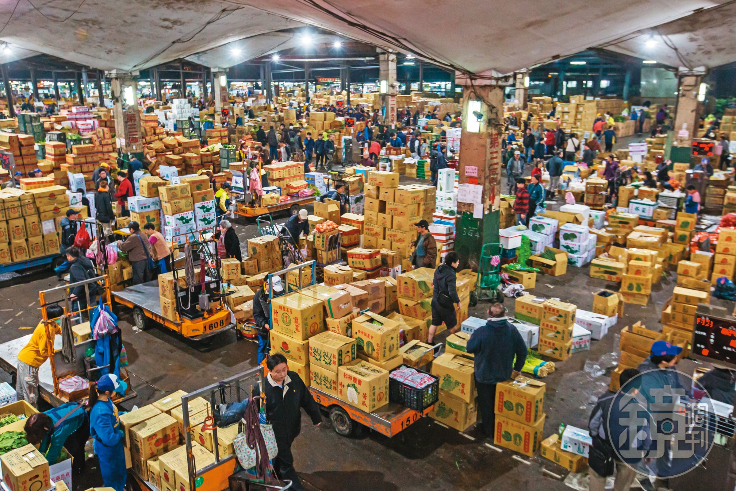 北農一市(萬華)、二市(濱江)一年營業額平均210億元,創造6億元的本業收入,成為最會賺錢的拍賣市場。