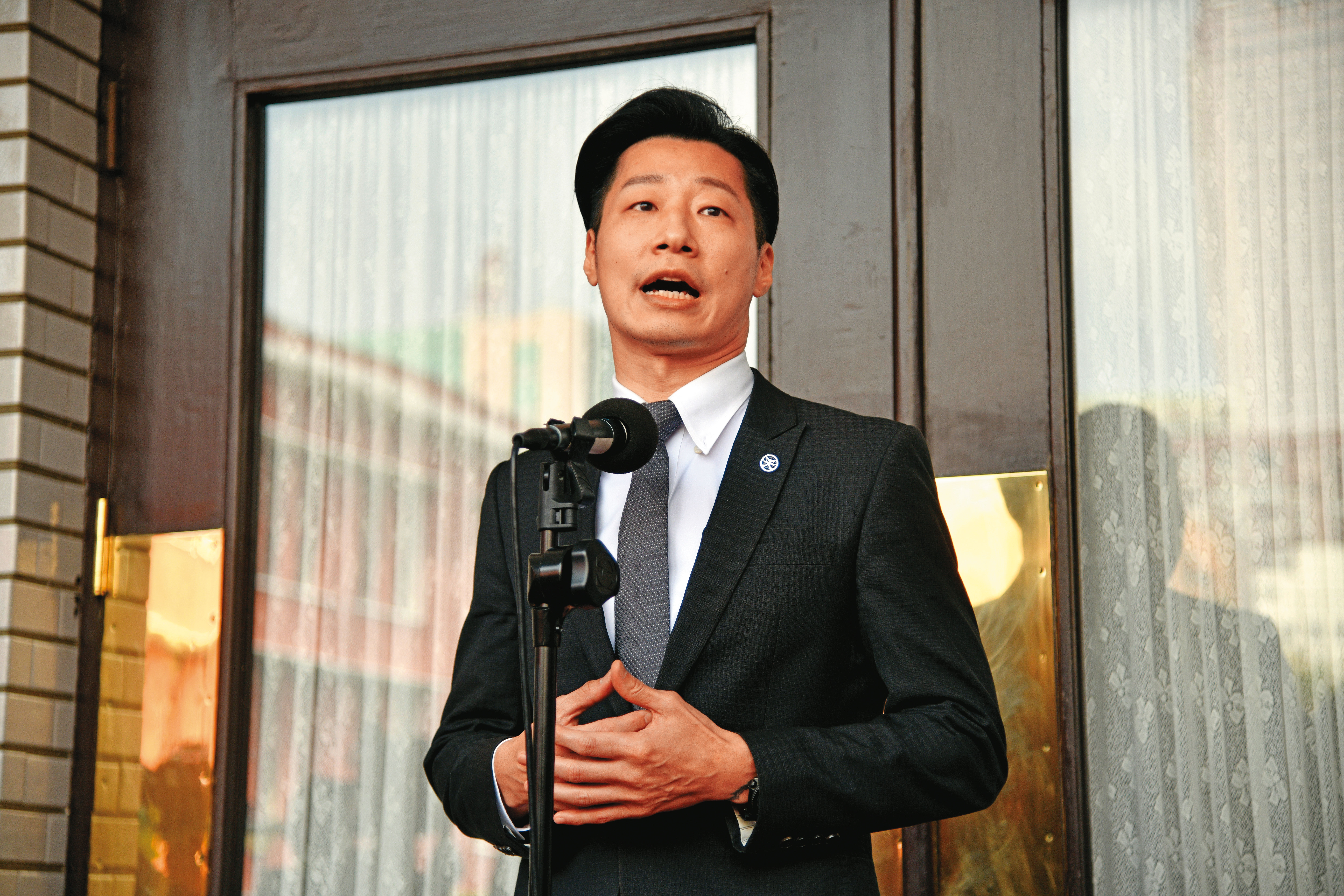 林昶佐（圖）原挺吳沛憶選立委，但他也認為鄭家純是不錯人選。