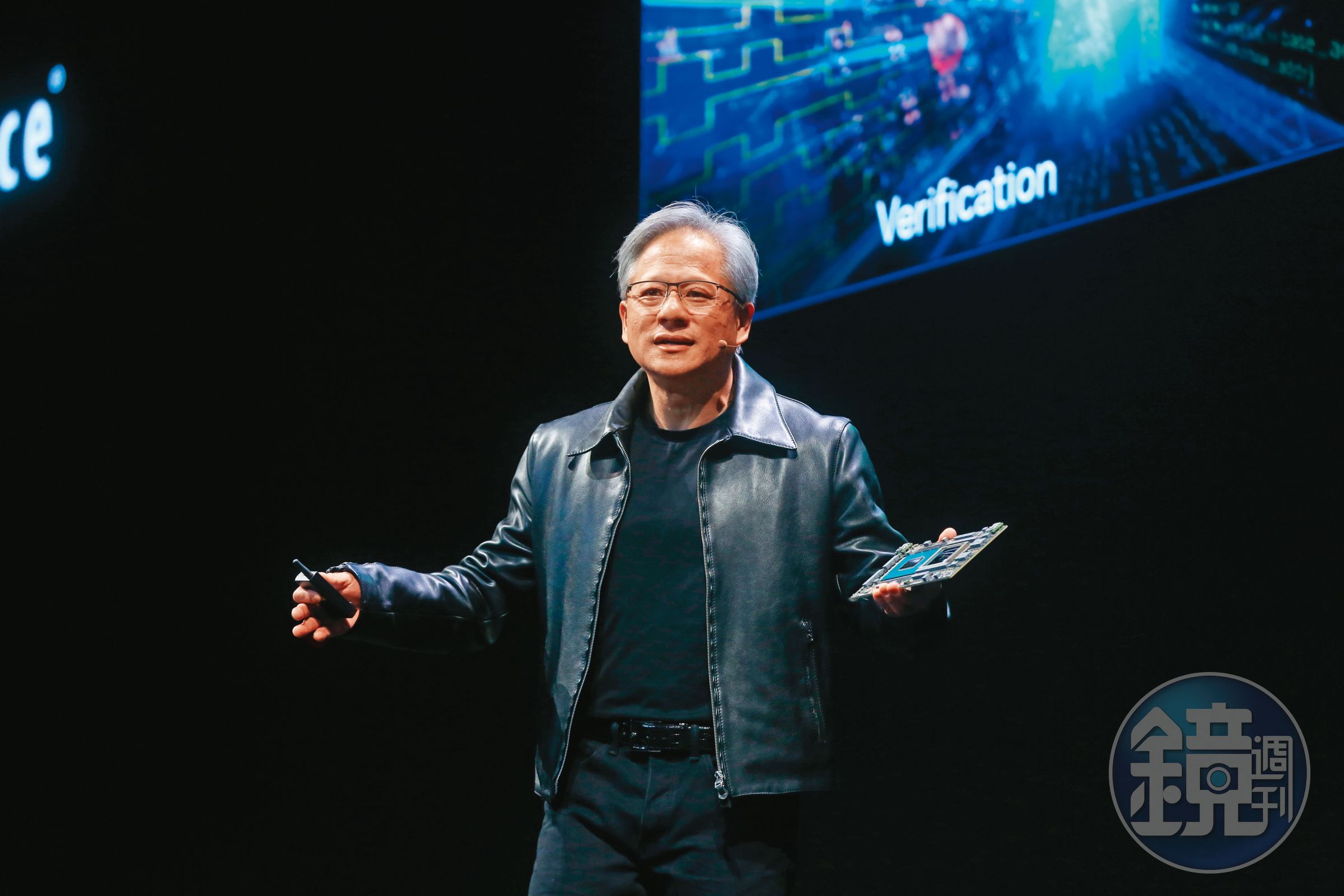 AI教父黃仁勳（圖）領軍的Nvidia，是GPU設計主要公司，第一季財報超出預期，股價狂飆。