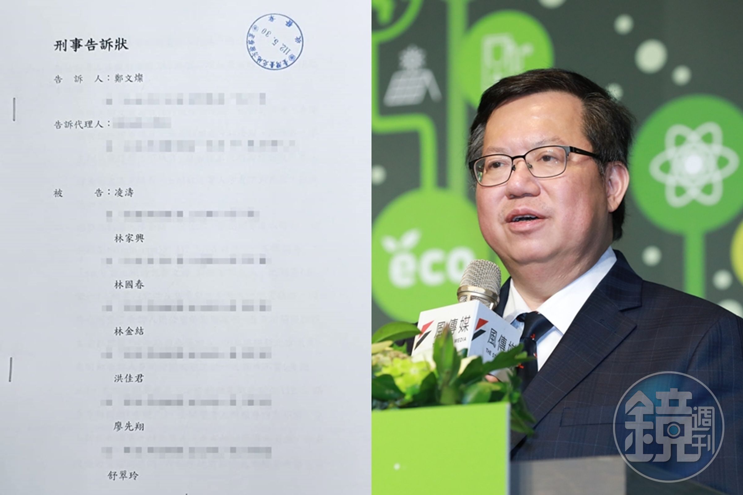 針對藍營人士砲火猛攻與im.B主嫌曾國緯過從甚密，鄭文燦今正式提告。（翻攝自鄭文燦臉書、本刊資料照）