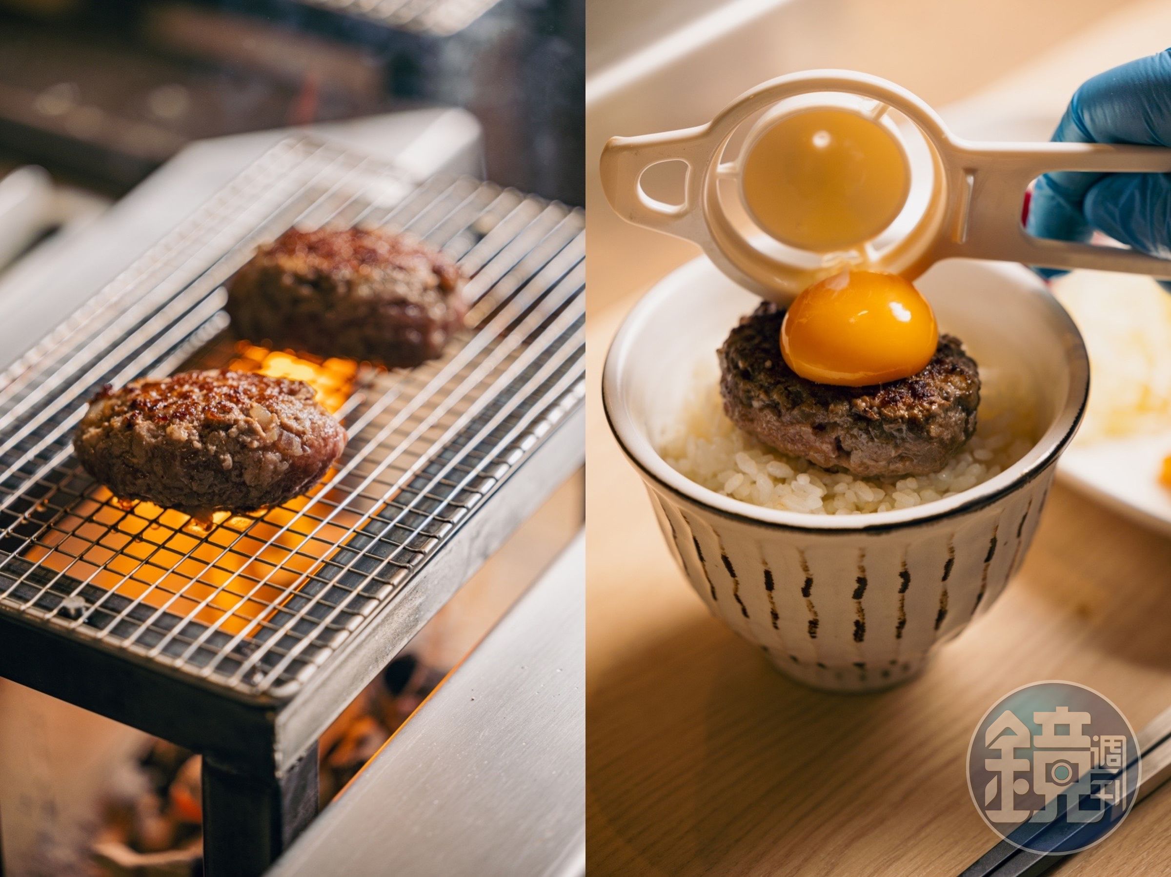 5月底開幕的「肉旨房」,主打日式漢堡排定食。(肉旨房提供)