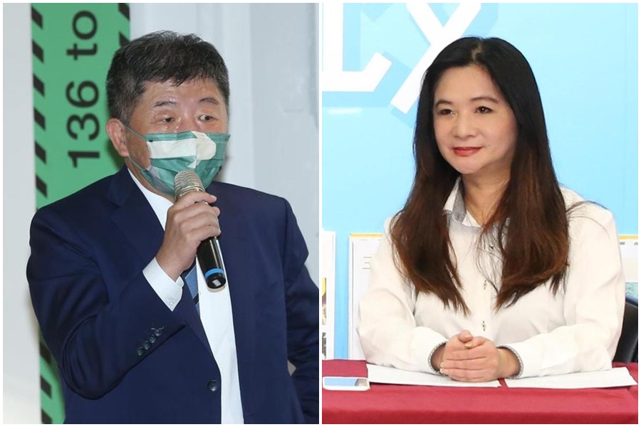 對於陳時中（左）力挺吳沛億參選台北第5選區，潛在對手應曉薇（右）認為陳根本越幫越忙「忘記萬華對你的仇恨值了嗎？」（本刊資料照）