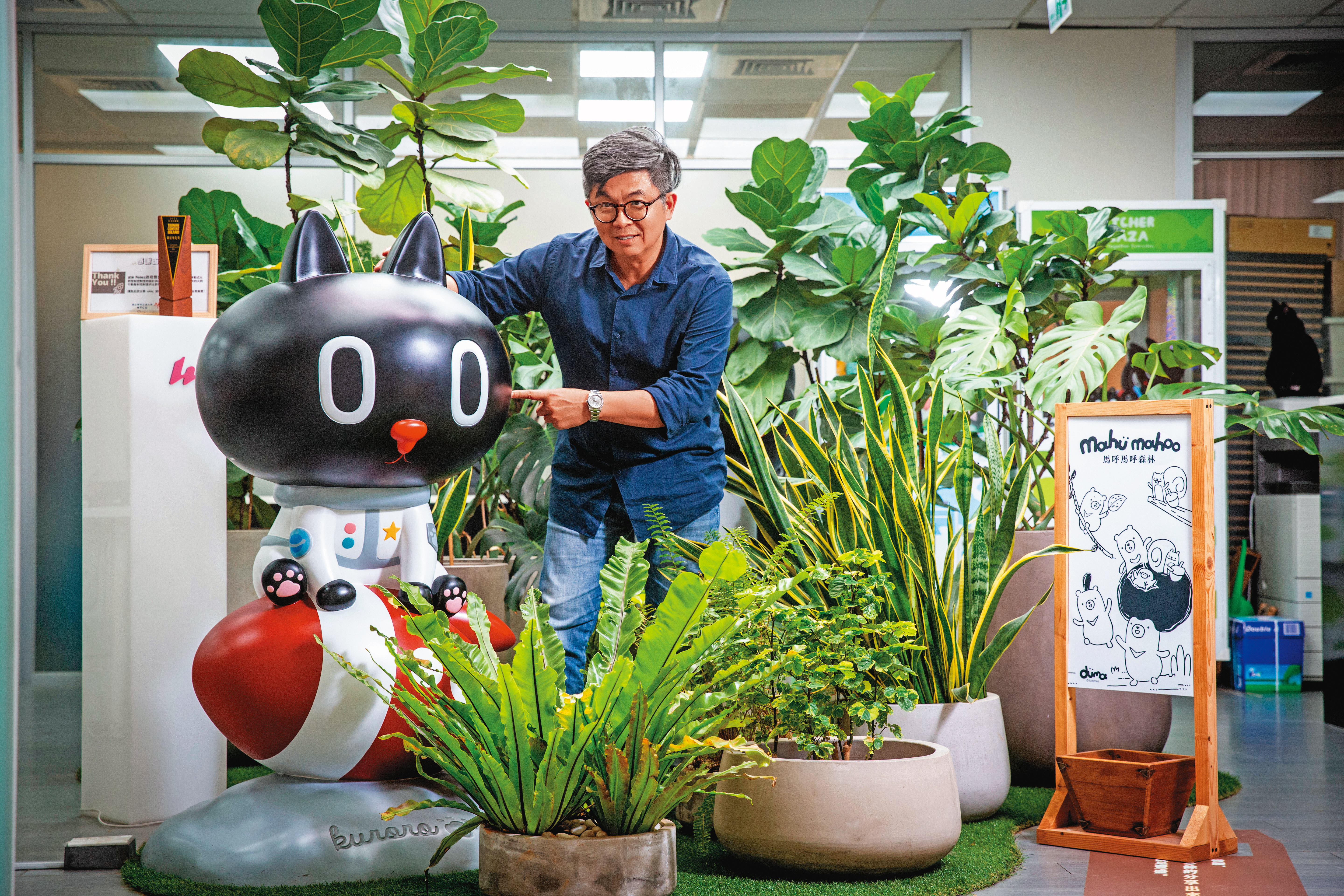 高景星19年前踏入角色IP產業，歷經碰壁調整，2017年以「宇宙喵Kuroro」角色IP成功打開海外知名度。