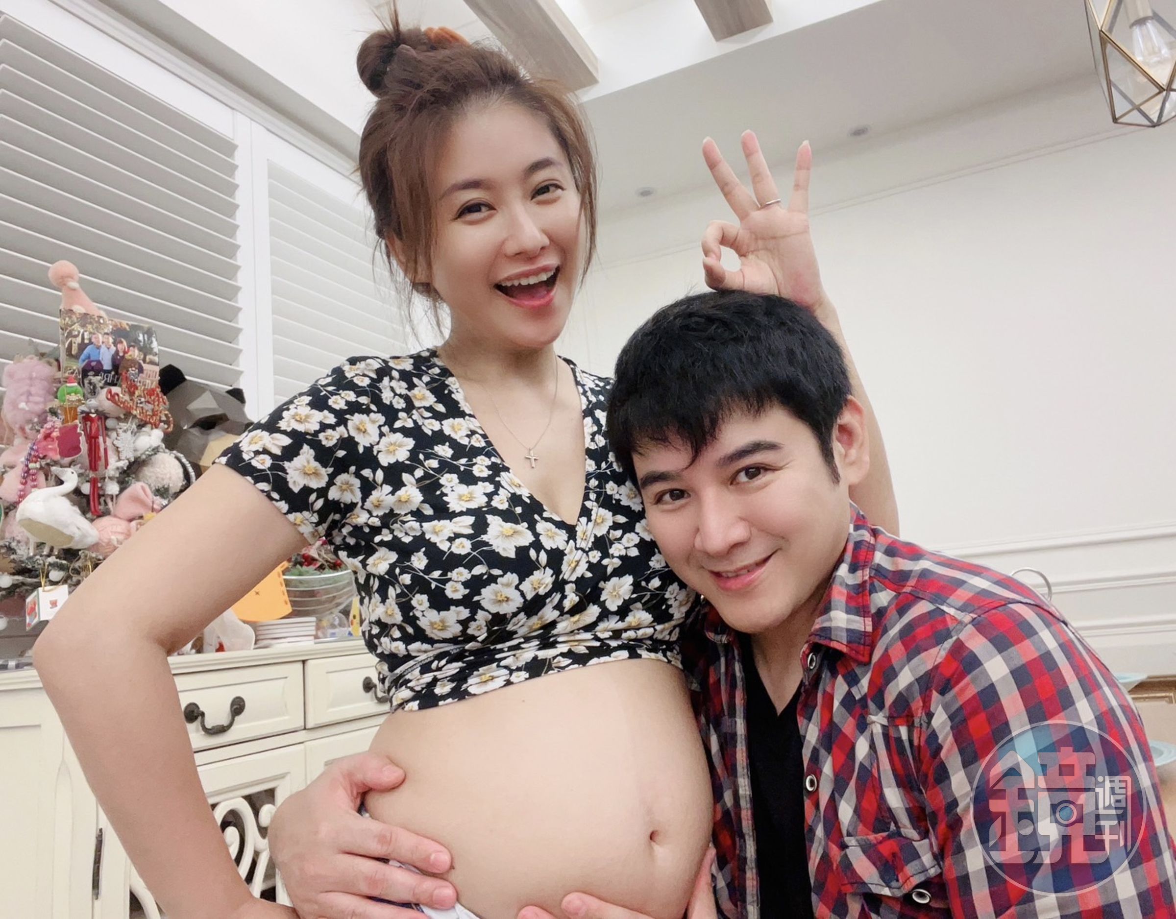 葉家妤分享將迎來第三胎。（民視提供）