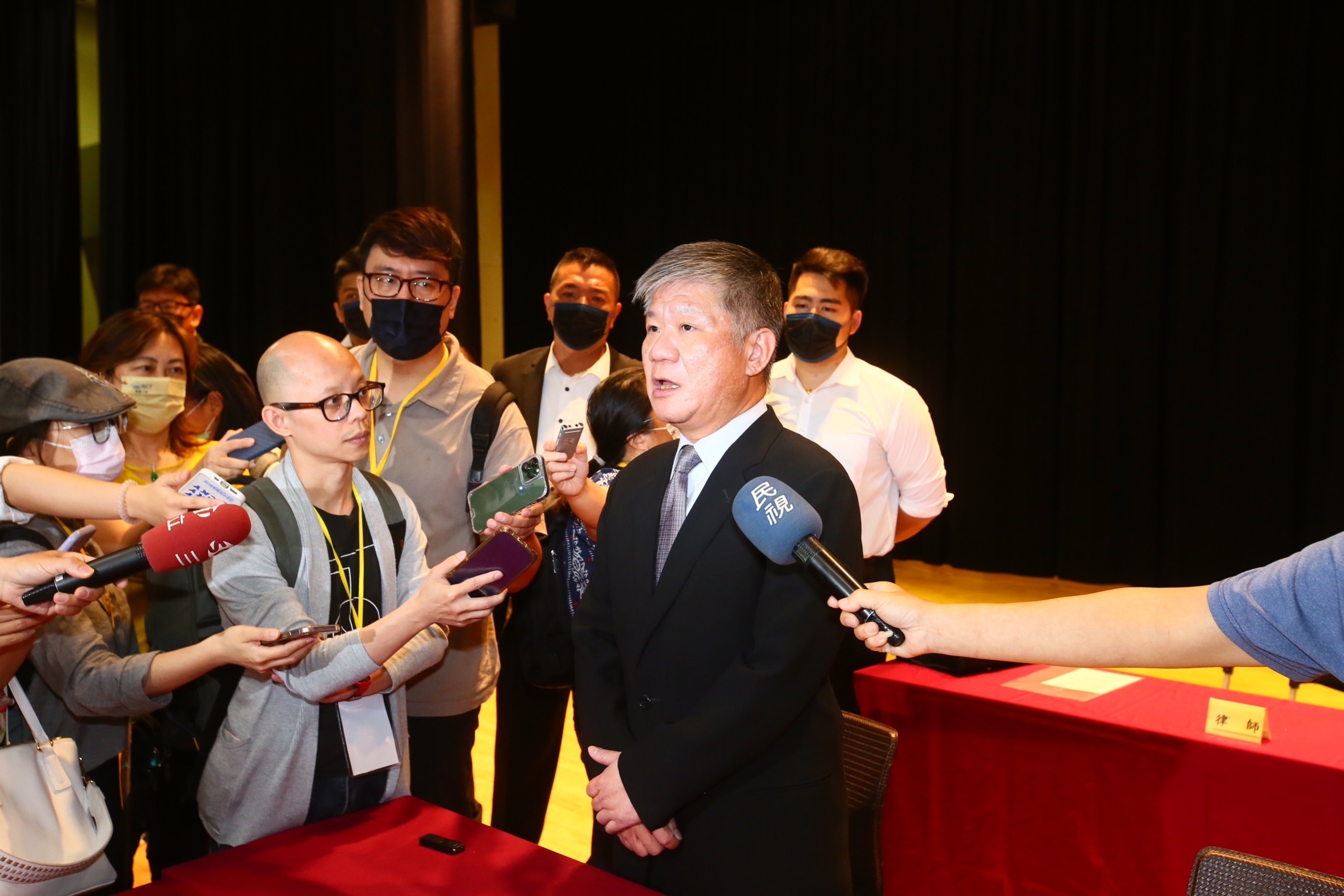 泰山經營權變天，龍邦陣營接下來將接掌公司。圖為龍邦代表劉偉龍。